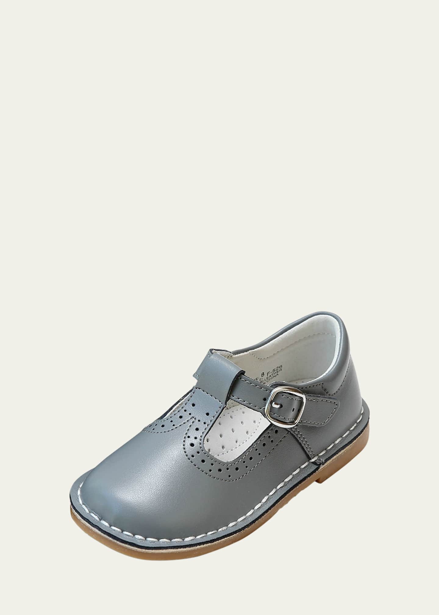 L'Amour Shoes Girl's Frances Metallic T-Strap Mary Jane Shoes, Baby/Toddlers Image 2 of 2