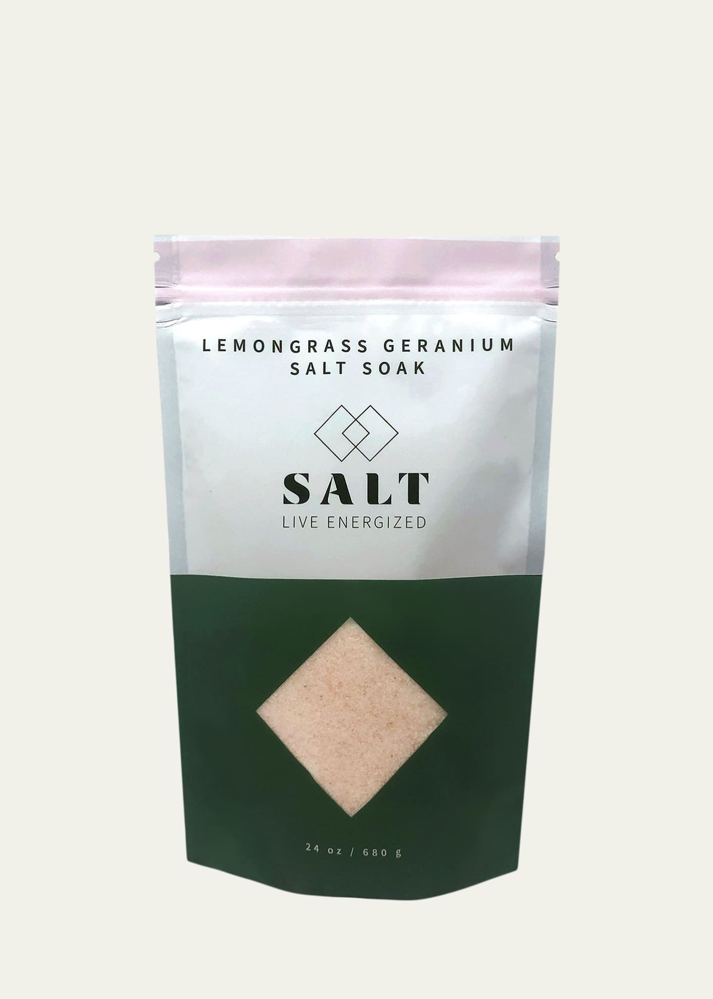 SALT LIVE ENERGIZED 24 oz. Lemongrass + Geranium Salt Soak Image 1 of 2