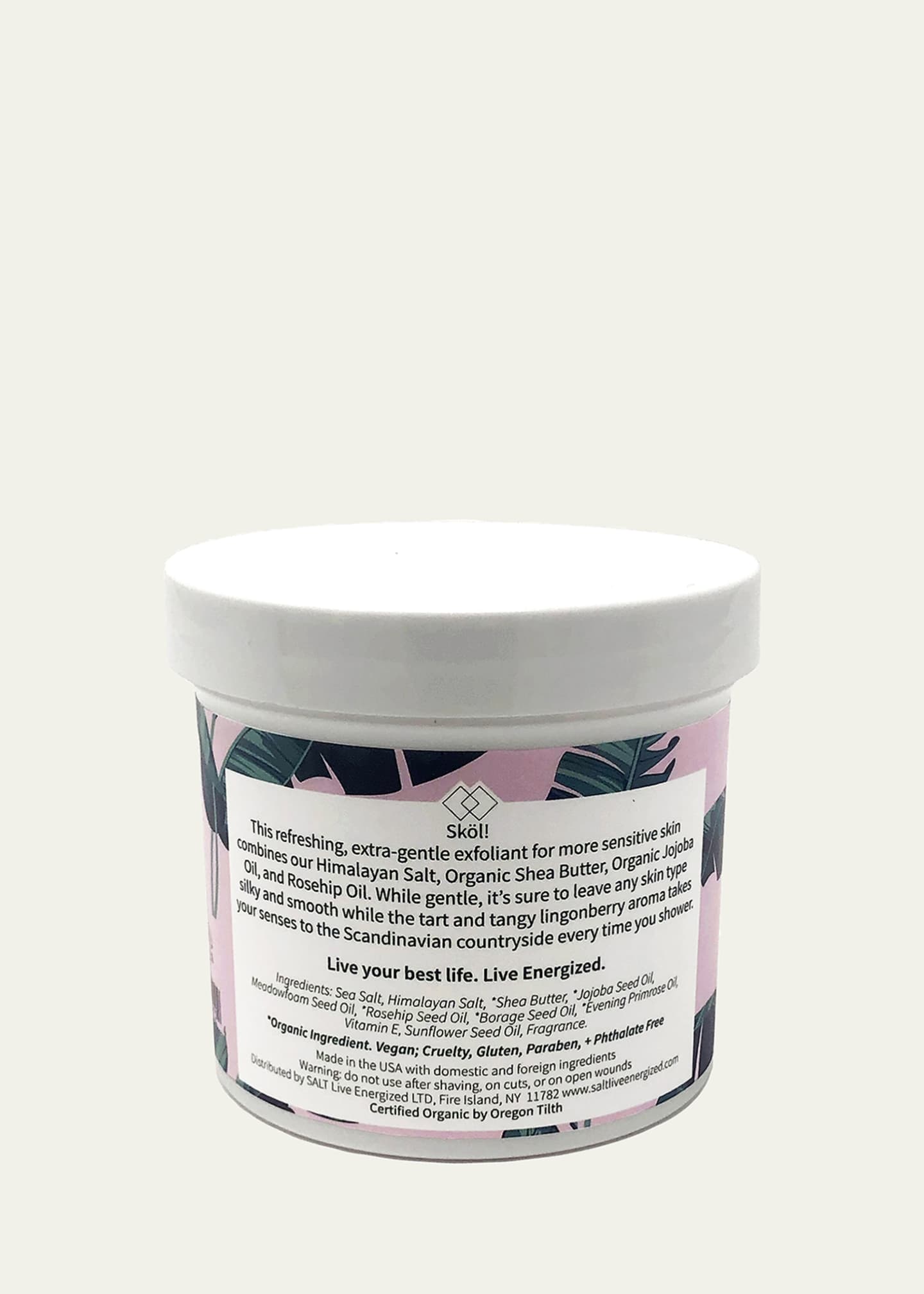SALT LIVE ENERGIZED 12 oz. Salt + Lingonberry Body Scrub Image 2 of 3