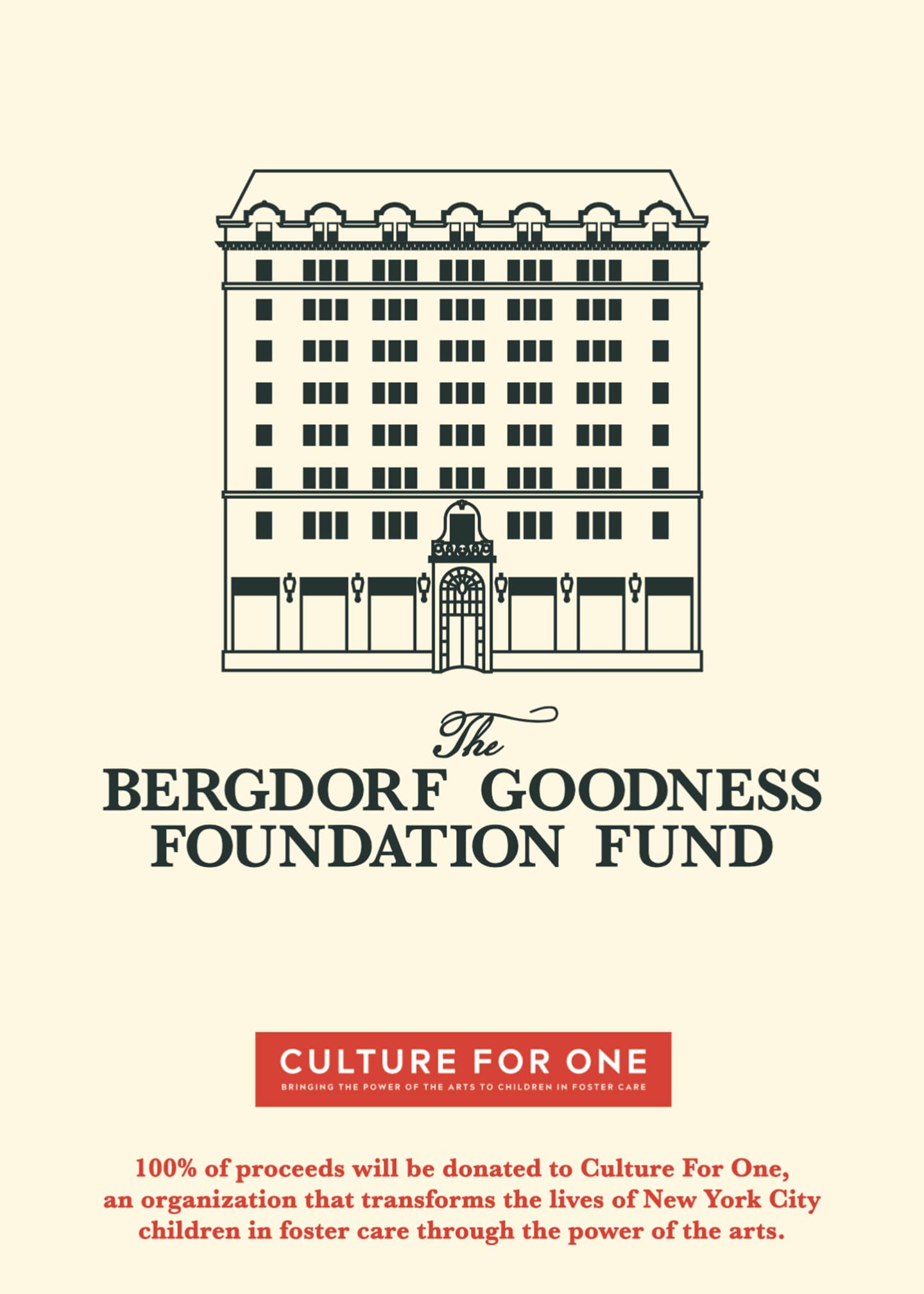 Exclusive Goodness Giving Card - $10 Donation to Culture For One