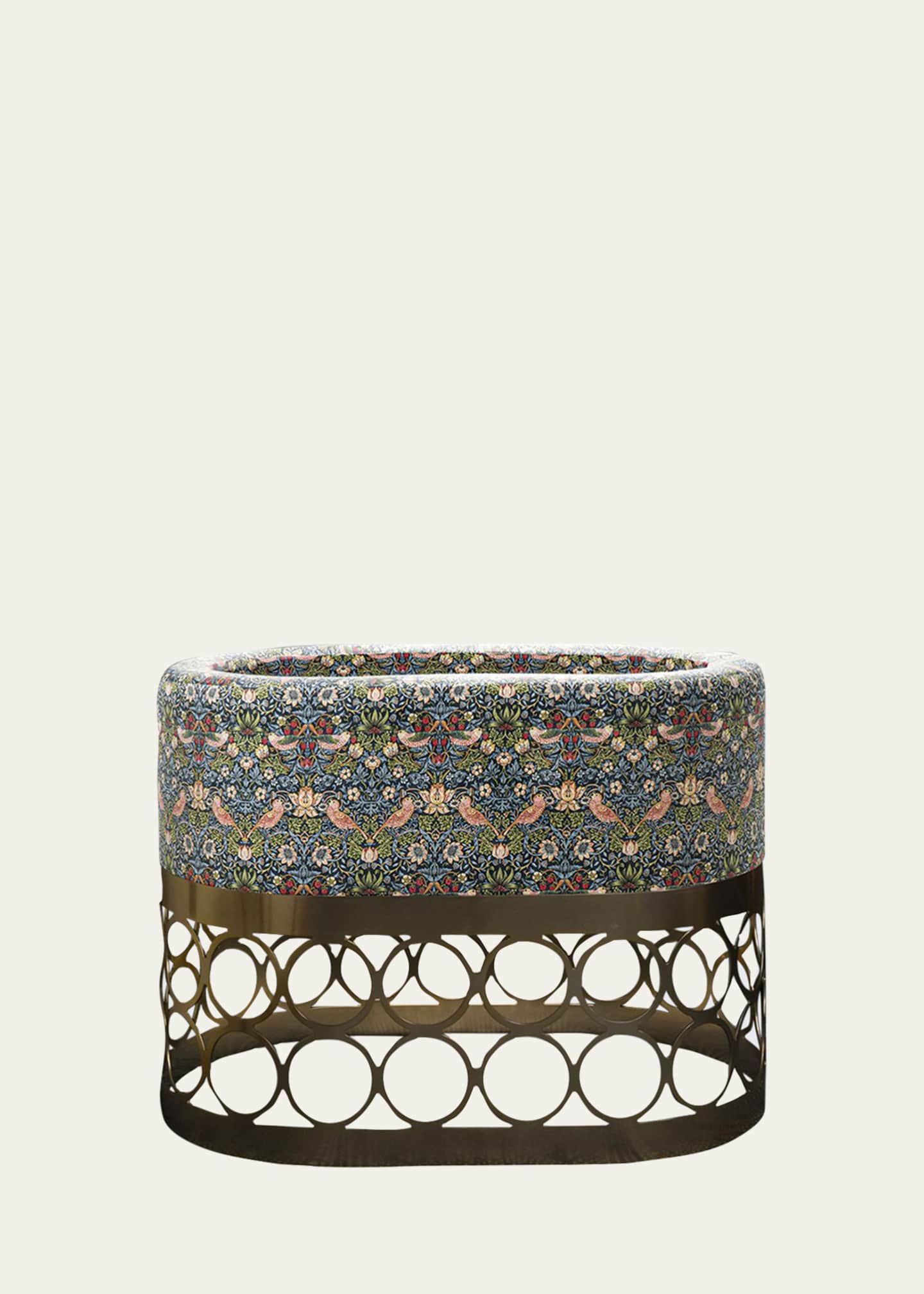 Aristot Printed Bassinet with Rondo Base - Bergdorf Goodman