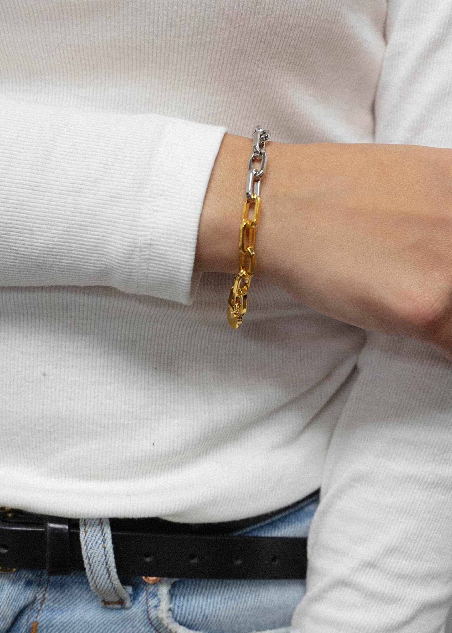 Ben Amun Two Tone Link Bracelet Gold Silver Bergdorf Goodman