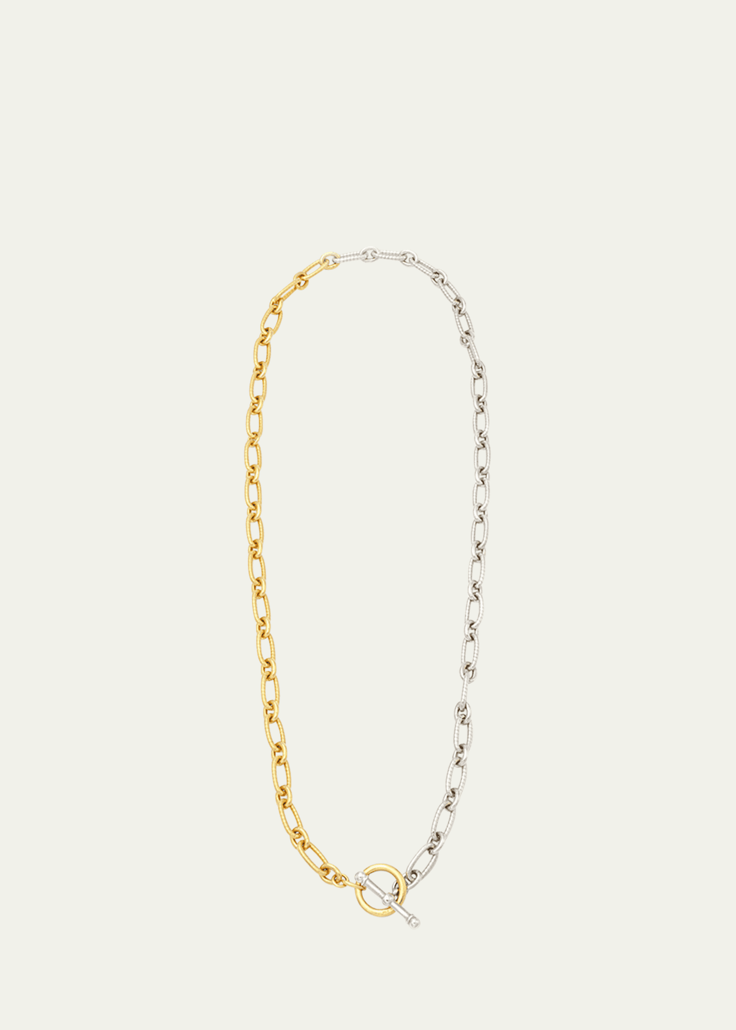 Ben-Amun Long Two-Tone Textured Necklace Image 2 of 5