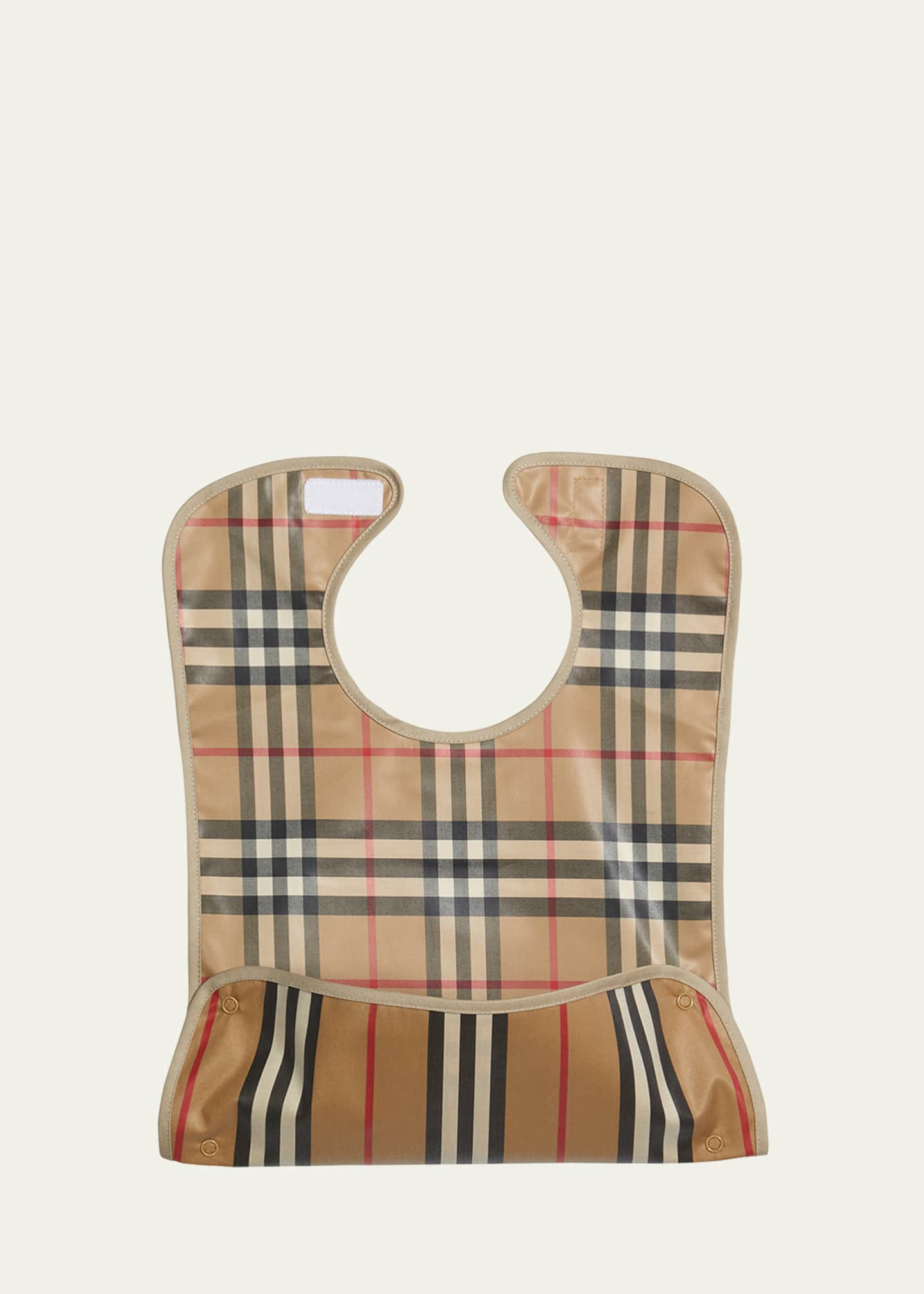 Burberry Vintage Check Icon Striped Baby Bib Bergdorf Goodman