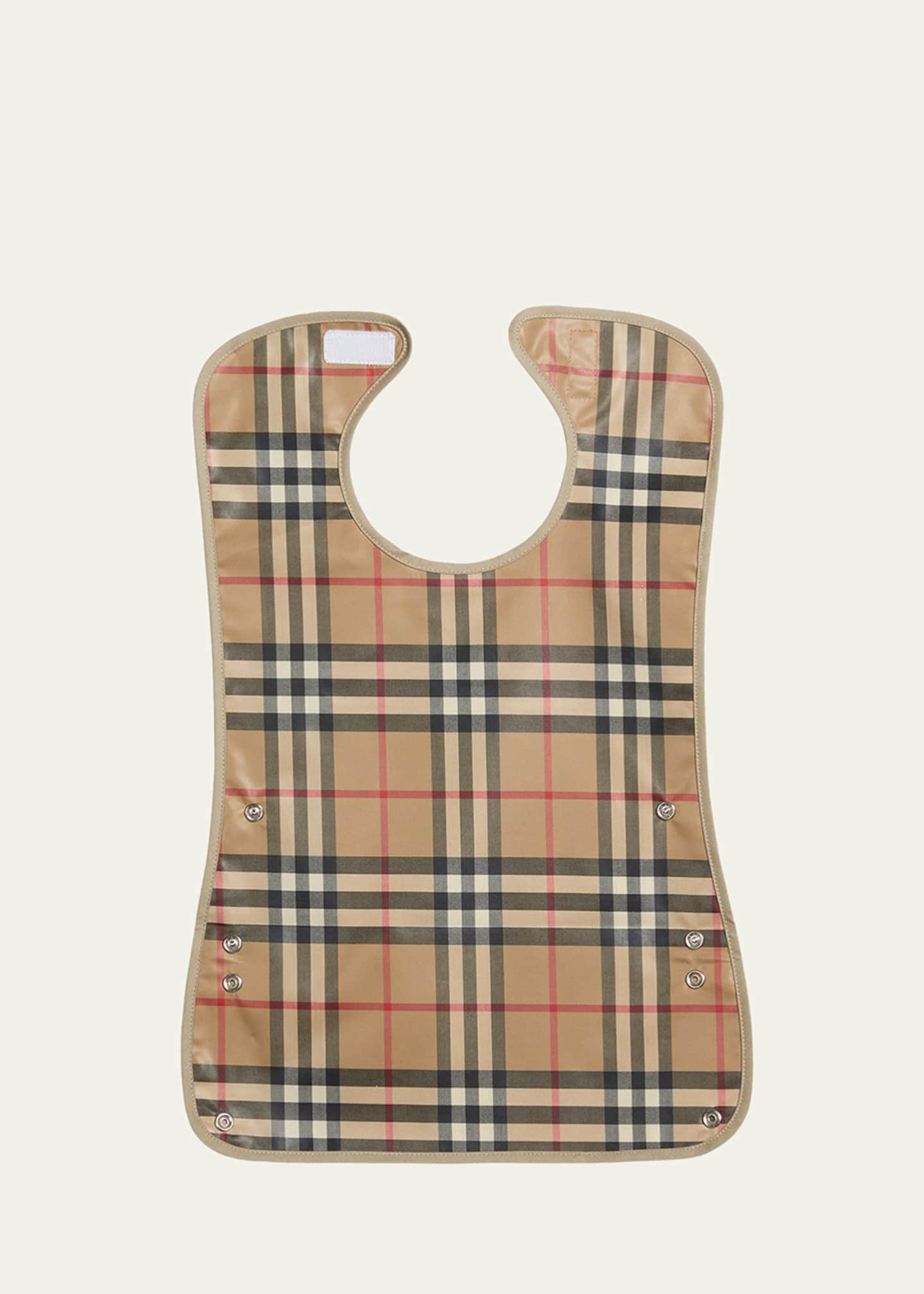 Burberry Vintage Check Icon Striped Baby Bib Bergdorf Goodman