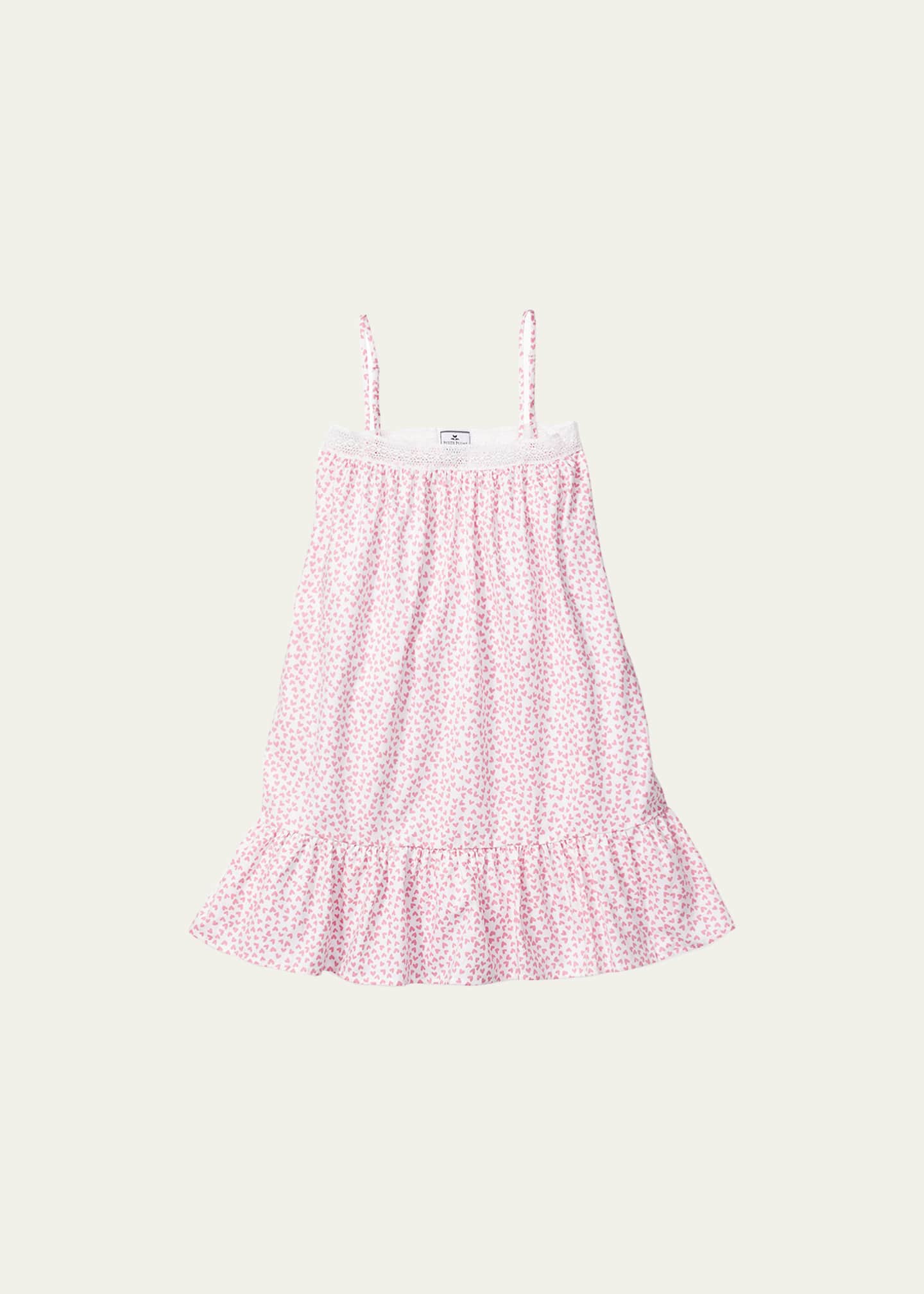 Petite Plume Kid's Sweetheart Lily Lace Nightgown, Size 6M-14 Image 1 of 2