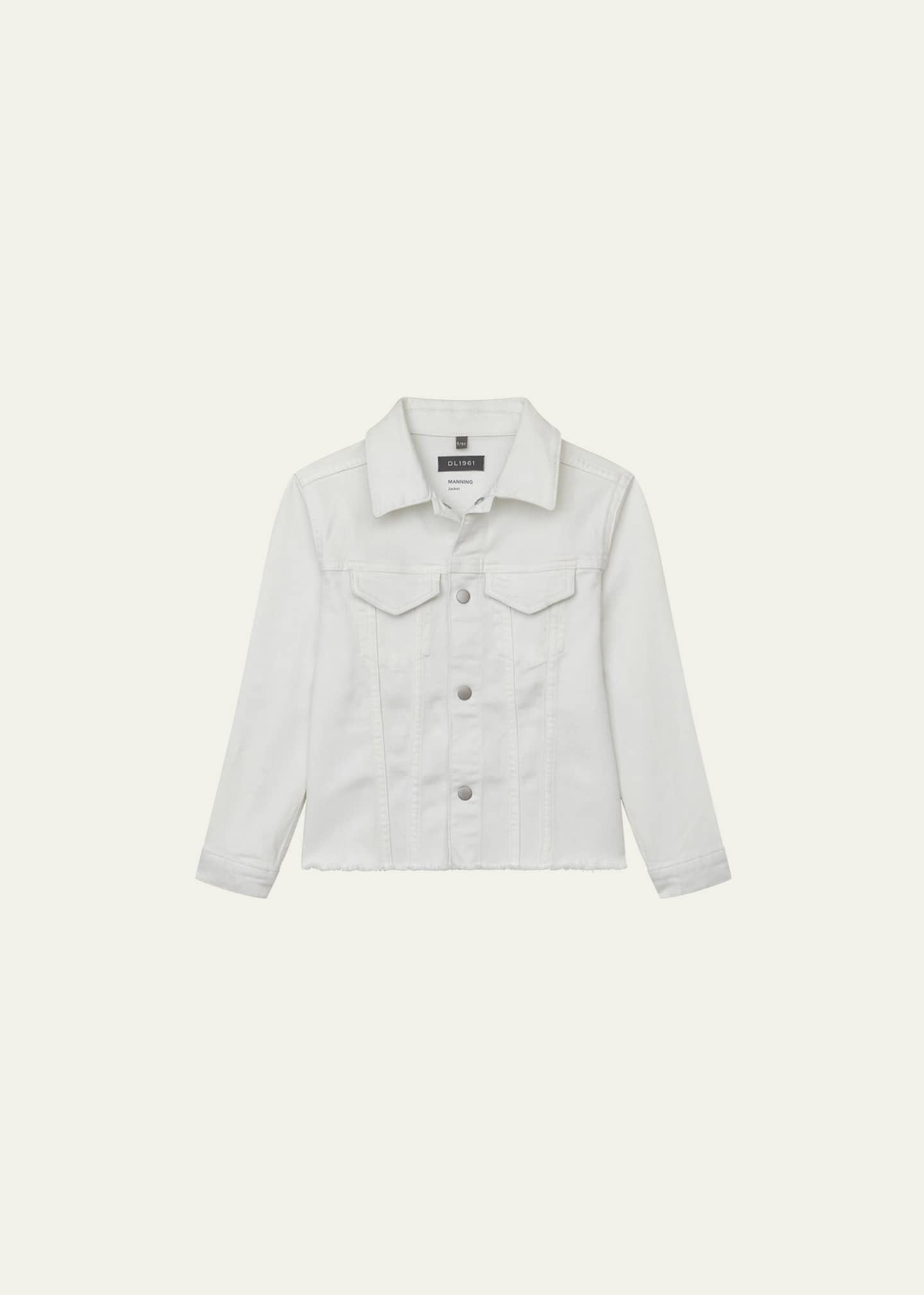 DL1961 Girl's Manning Denim Jacket, Size S-L Image 1 of 2