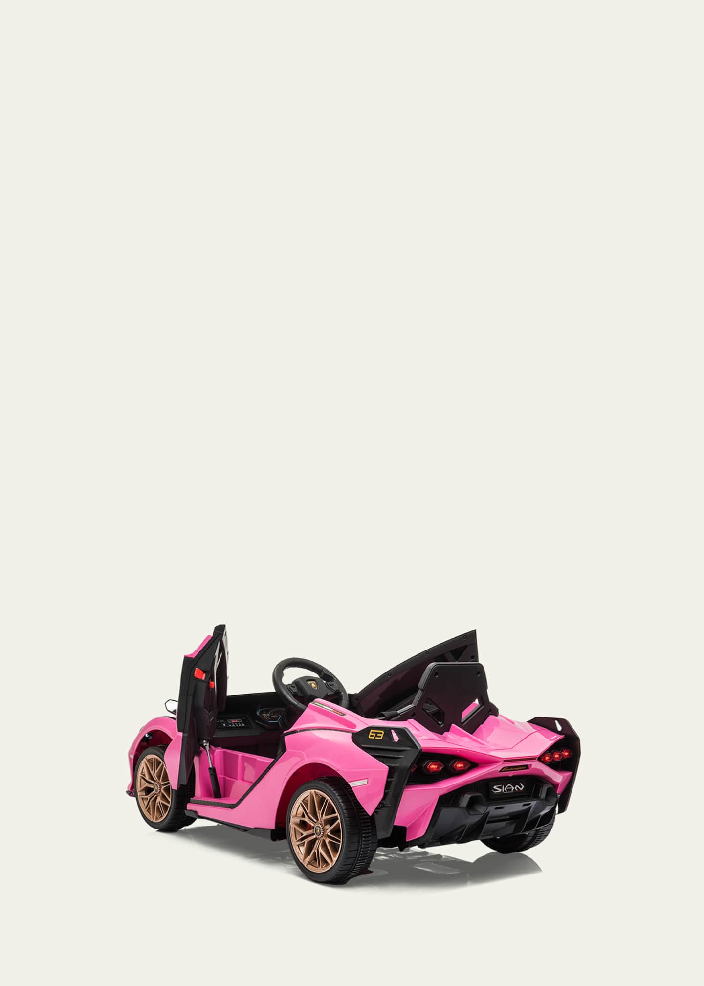 Best Ride on Cars Kid s Lamborghini Sian 12V Ride On Car Pink