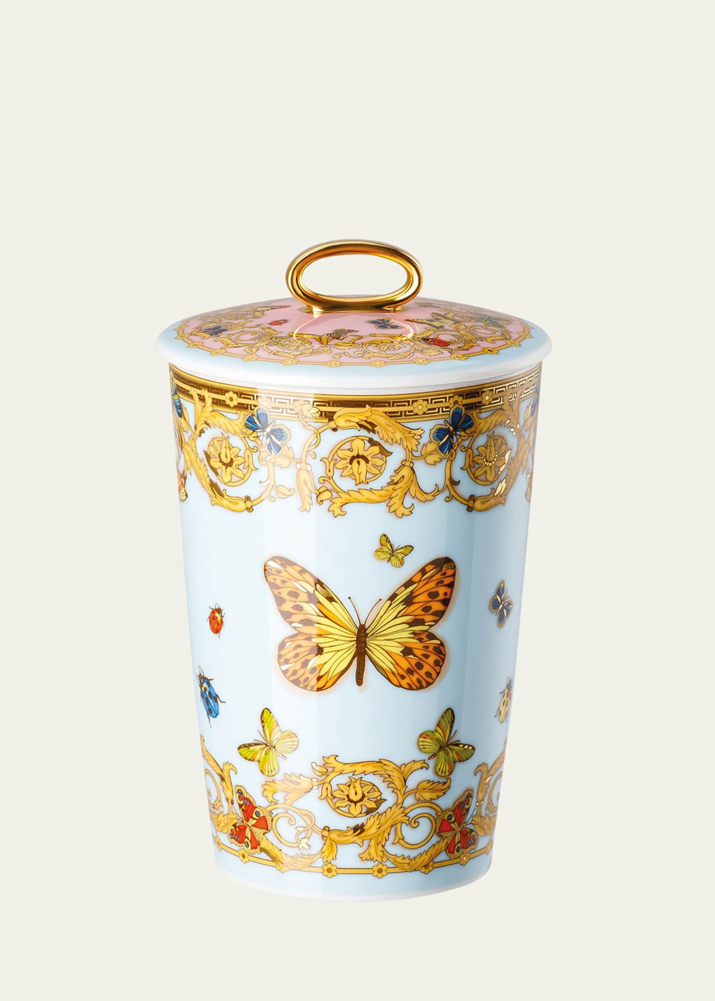 Versace Le Jardin de Versace Scented Votive with Lid Image 1 of 2