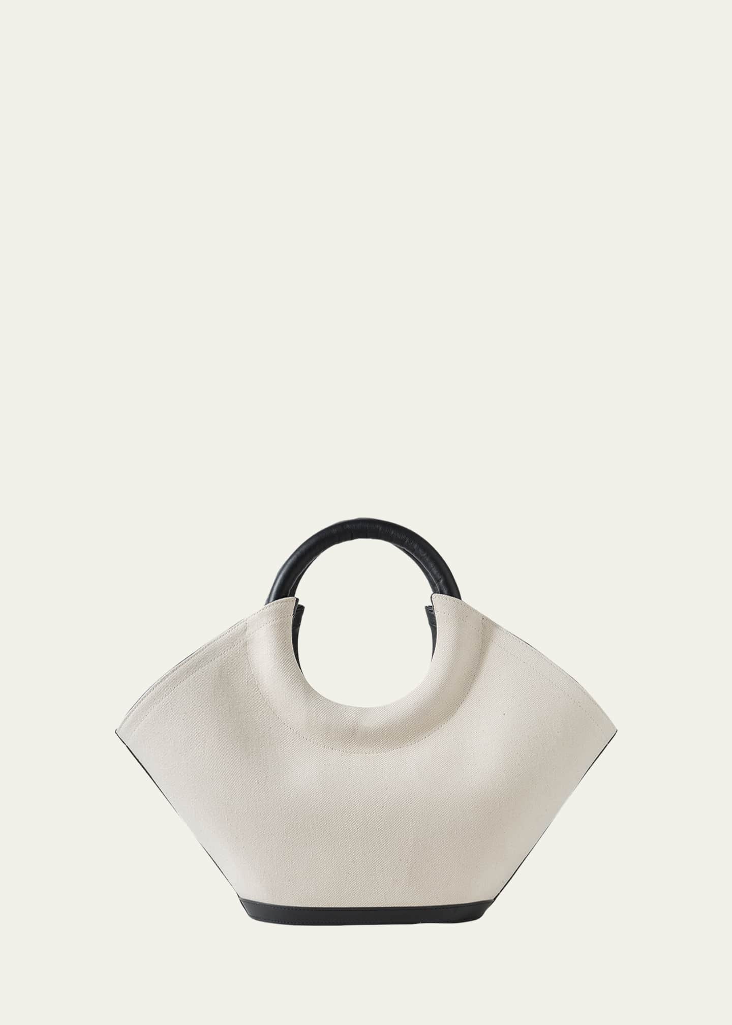 HEREU Cabassa Bicolor Ring-Handle Tote Bag - Bergdorf Goodman