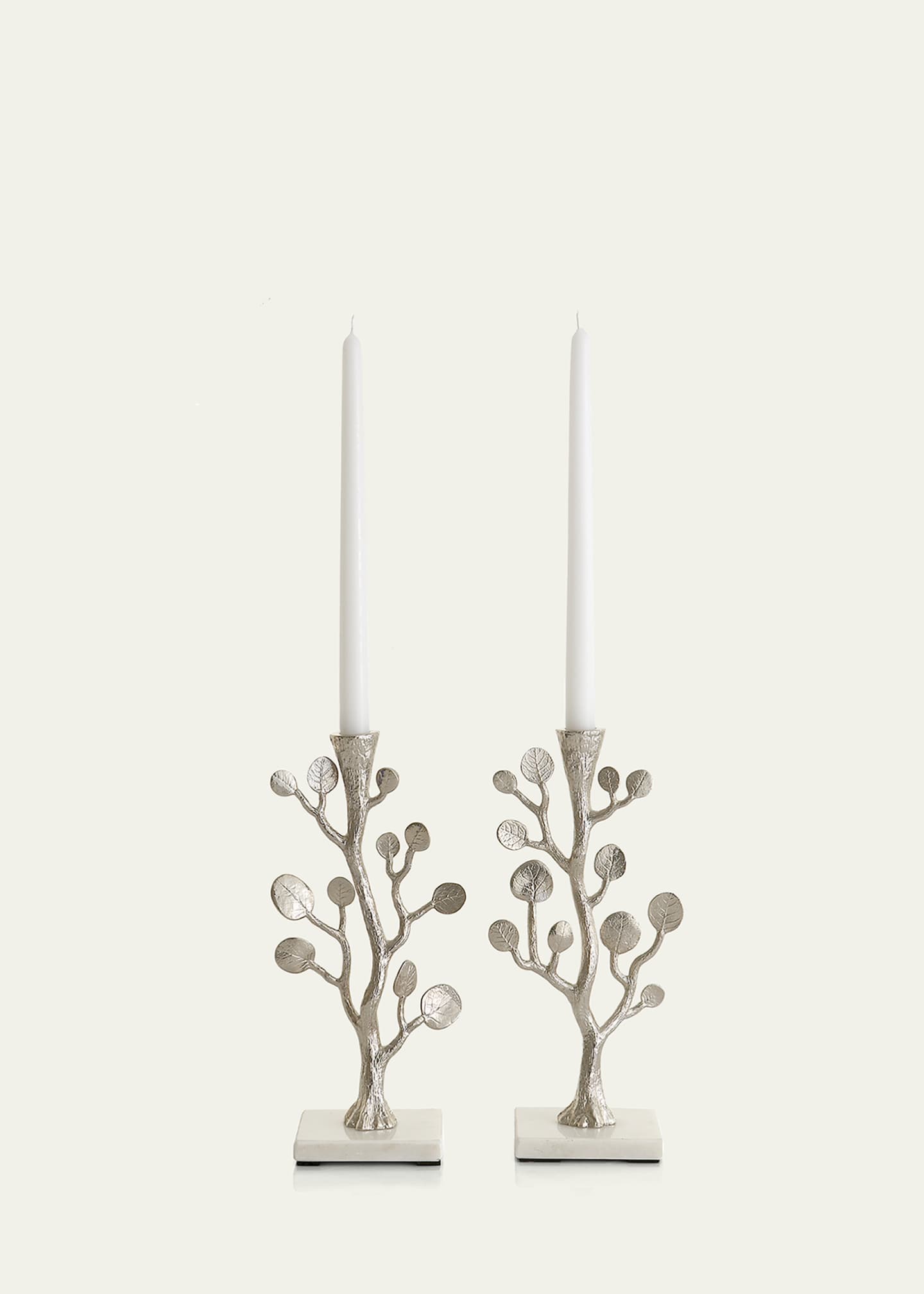 Michael Aram Botanical Leaf Candleholders, Set of 2 Image 2 of 2