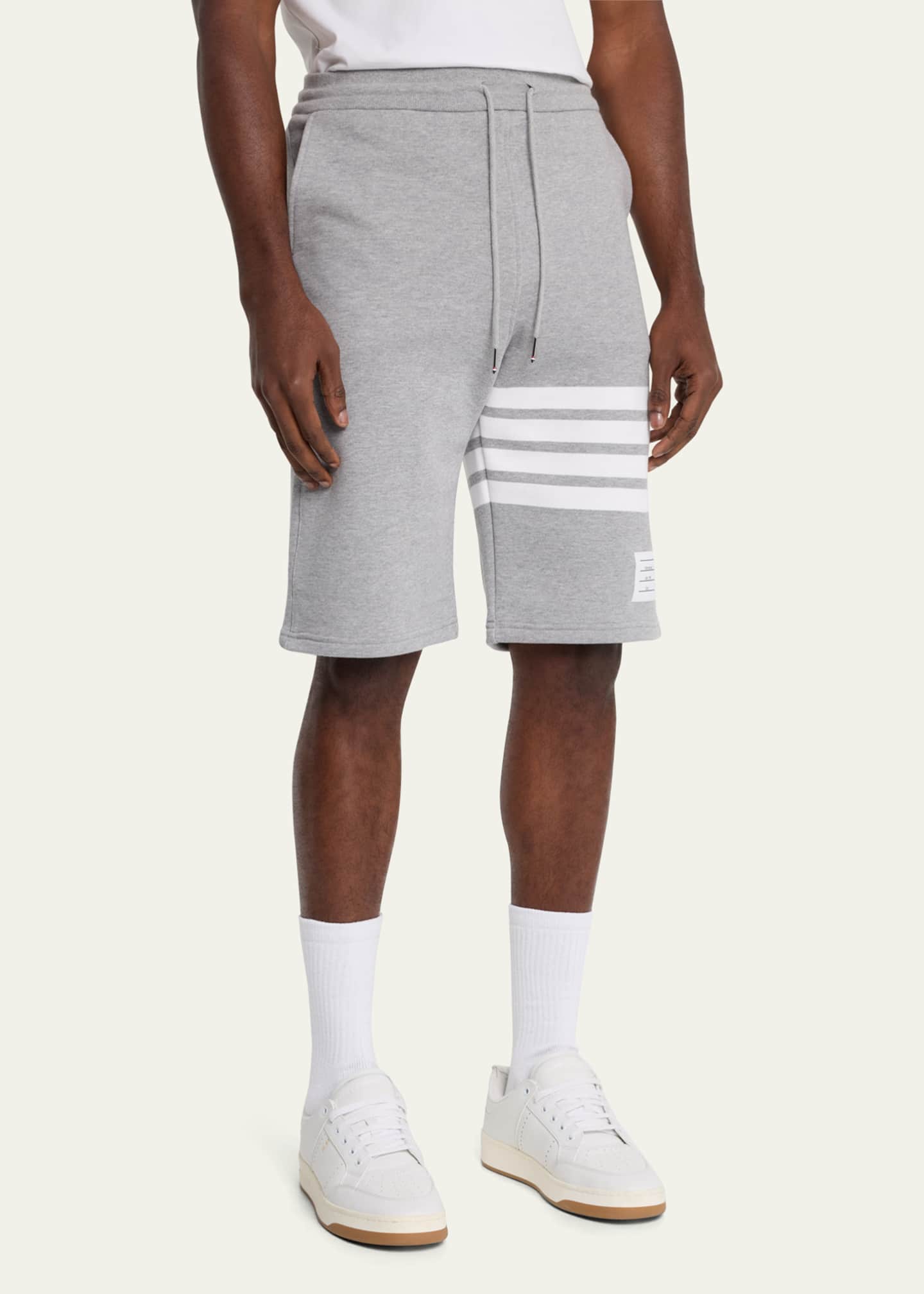 Thom Browne Men's 4-Bar Basic Terry Sweat Shorts Image 4 of 5