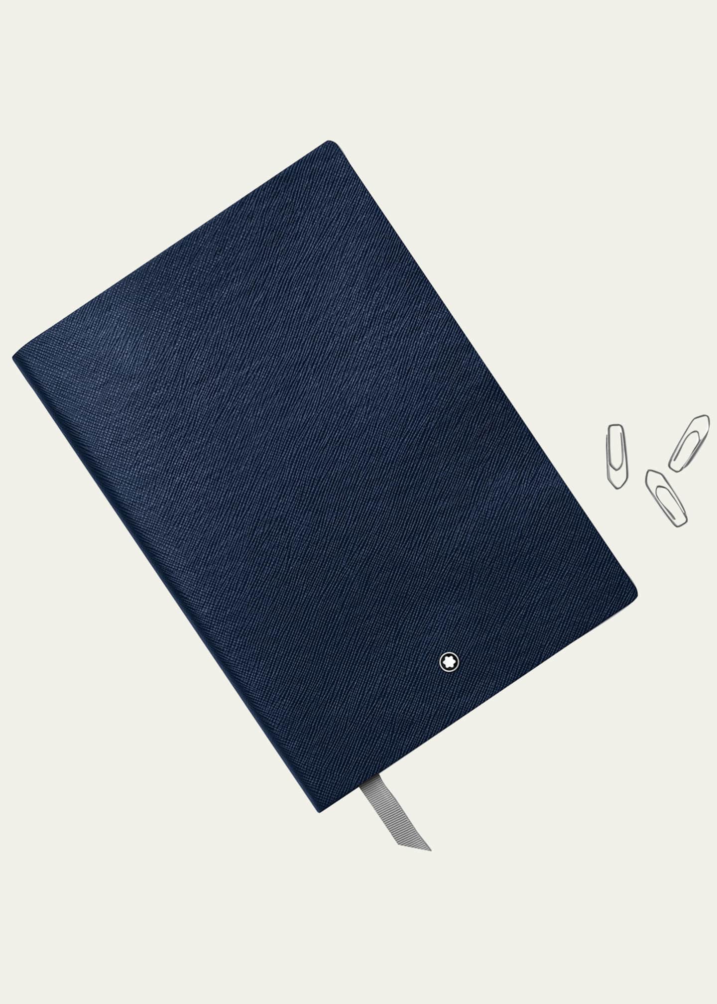 Montblanc Fine Stationary Leather Notebook #146, Indigo Image 3 of 3