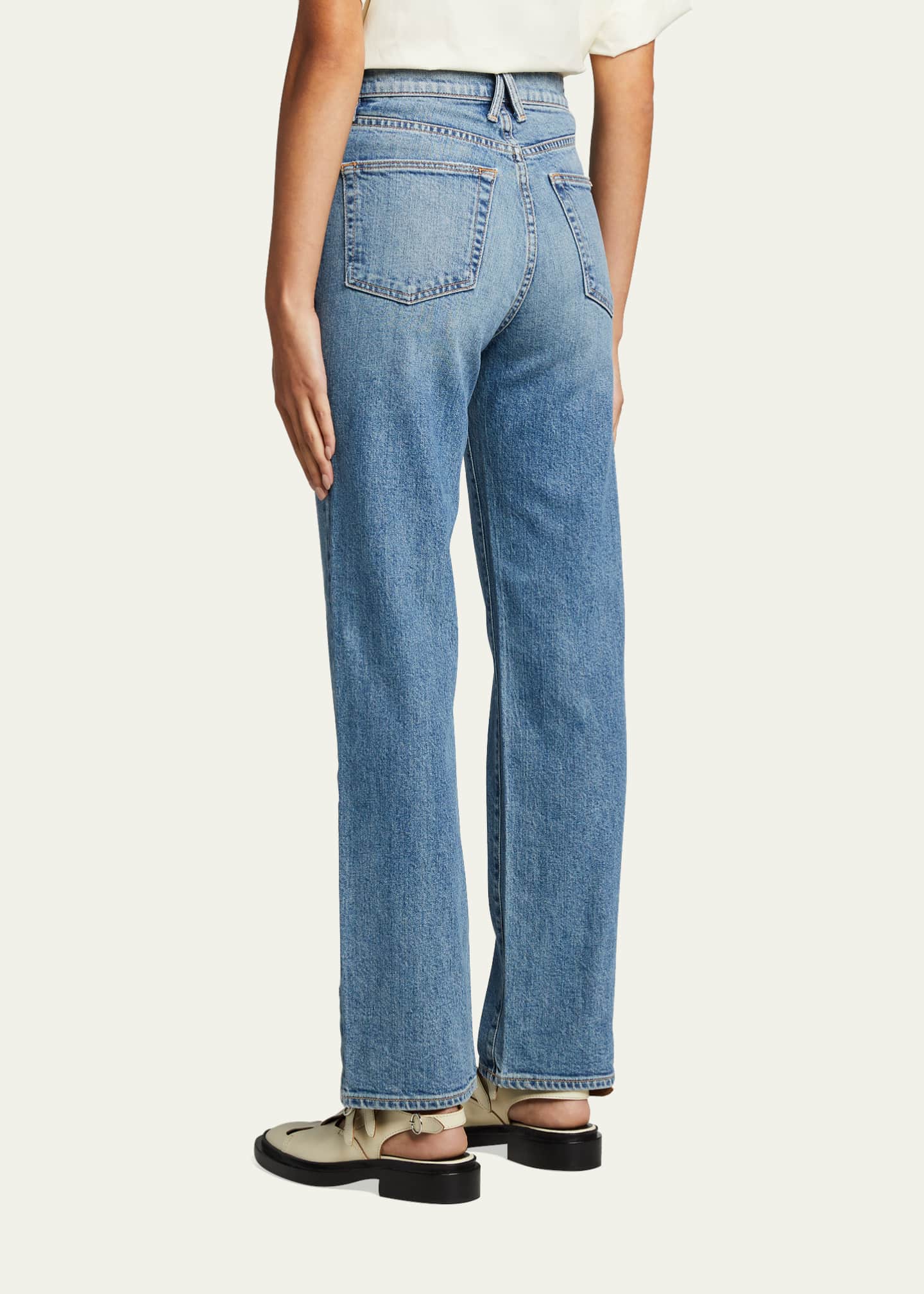 SLVRLAKE London High-Rise Straight-Leg Jeans Image 3 of 5
