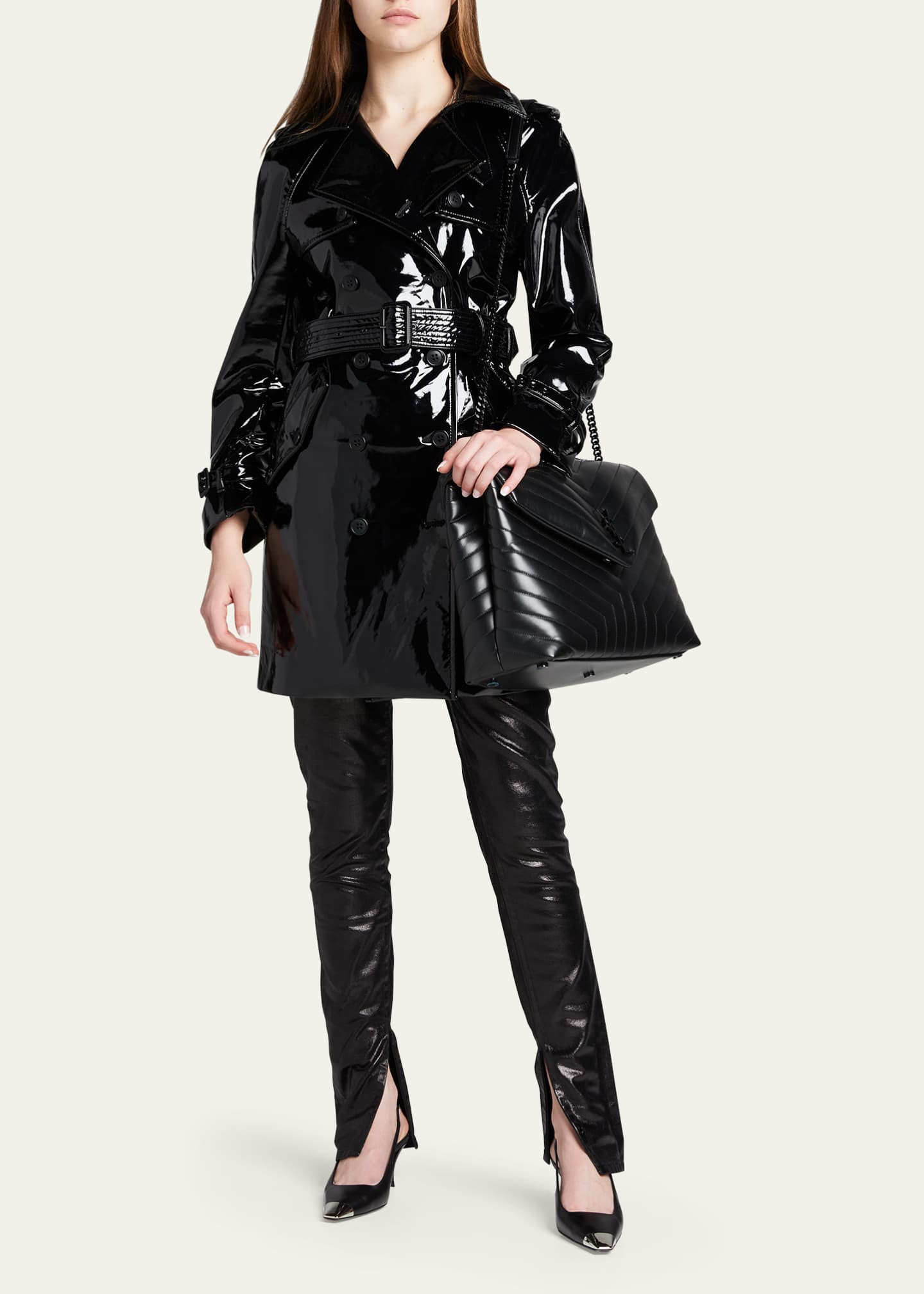 Large ysl loulou bag best sale