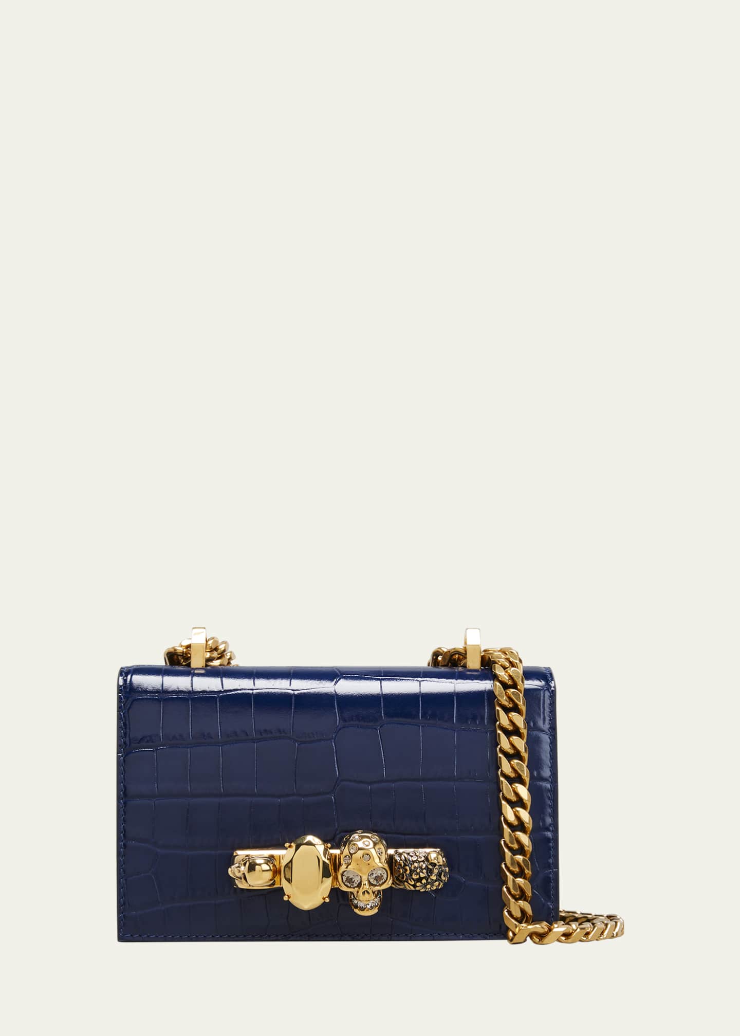 Alexander McQueen Mini Jeweled Satchel Bag Bergdorf Goodman