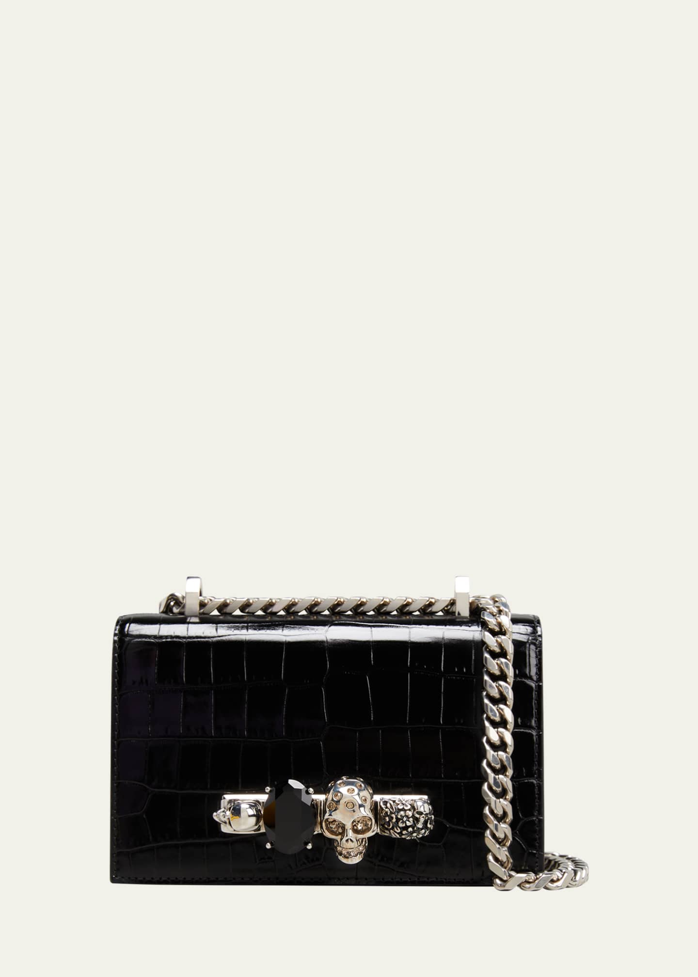 Alexander mcqueen cheap jeweled satchel