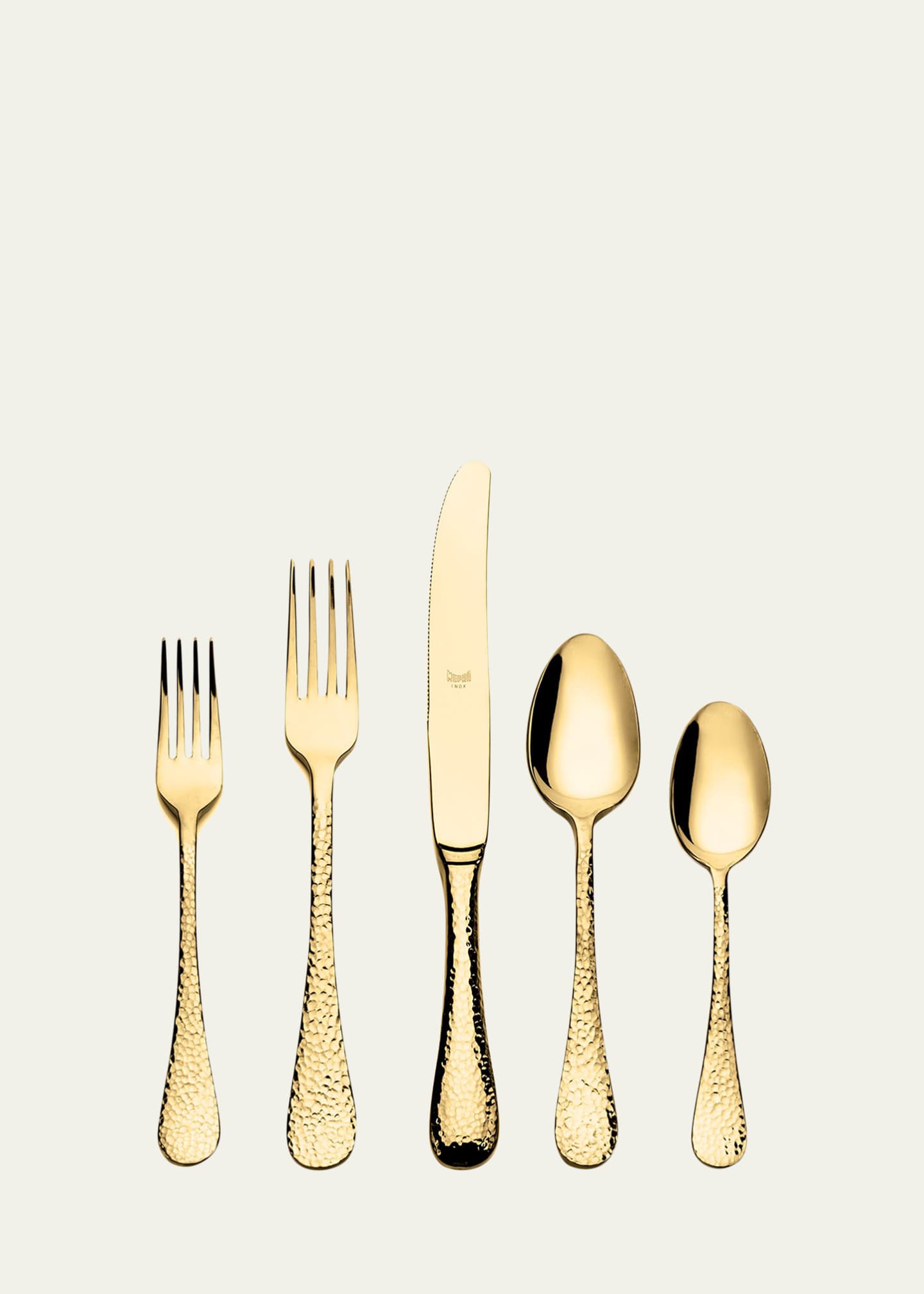 Mepra Epoque Oro 5-Piece Flatware Set