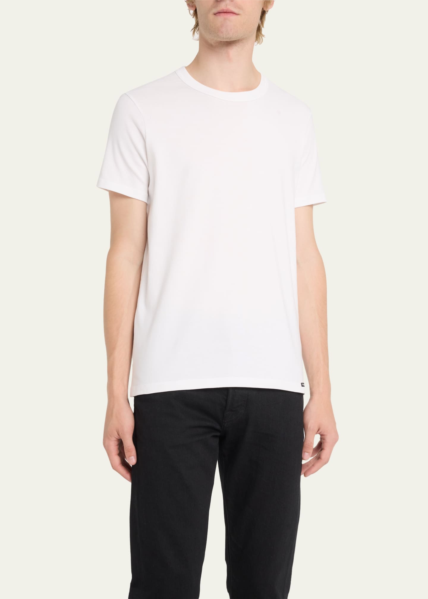 TOM FORD Men's Solid Stretch Jersey T-Shirt - Bergdorf Goodman