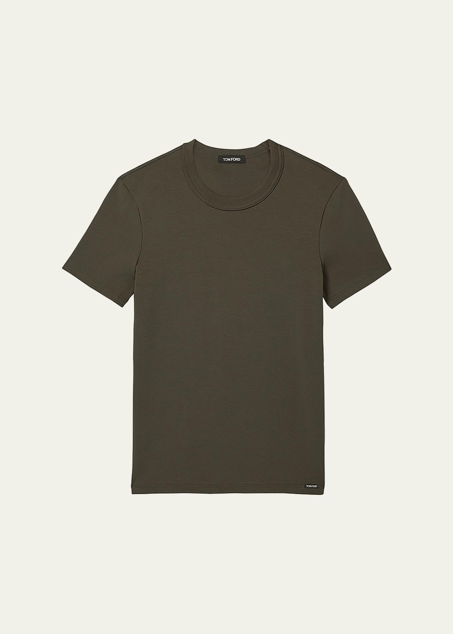 TOM FORD Men's Solid Stretch Jersey T-Shirt - Bergdorf Goodman