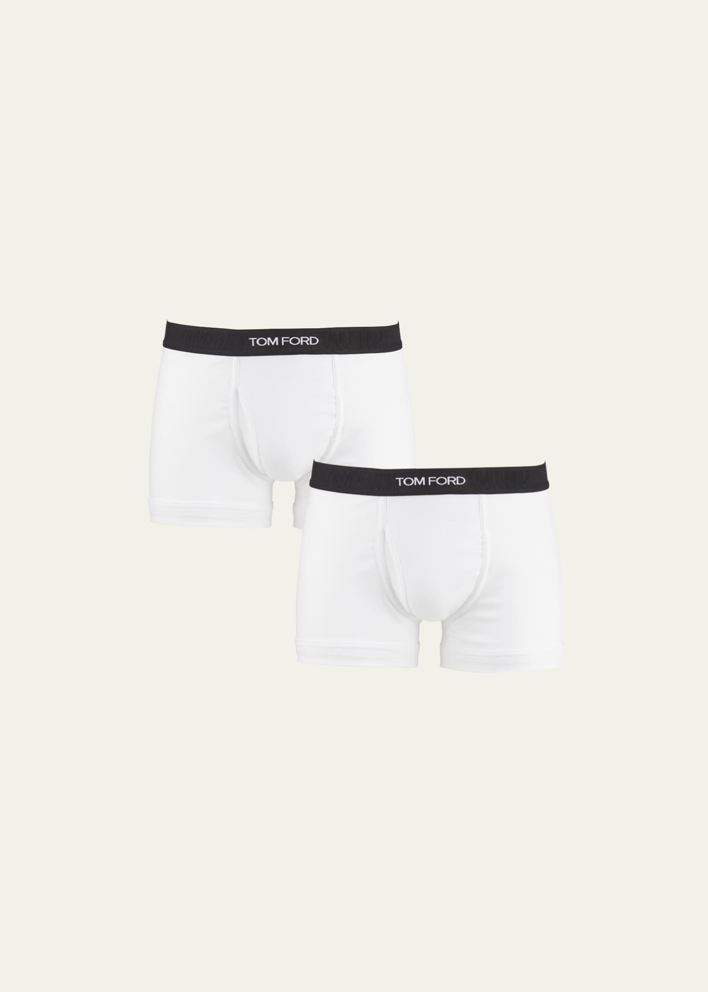 TOM FORD Men's 2-Pack Solid Jersey Boxer Briefs Image 1 of 2