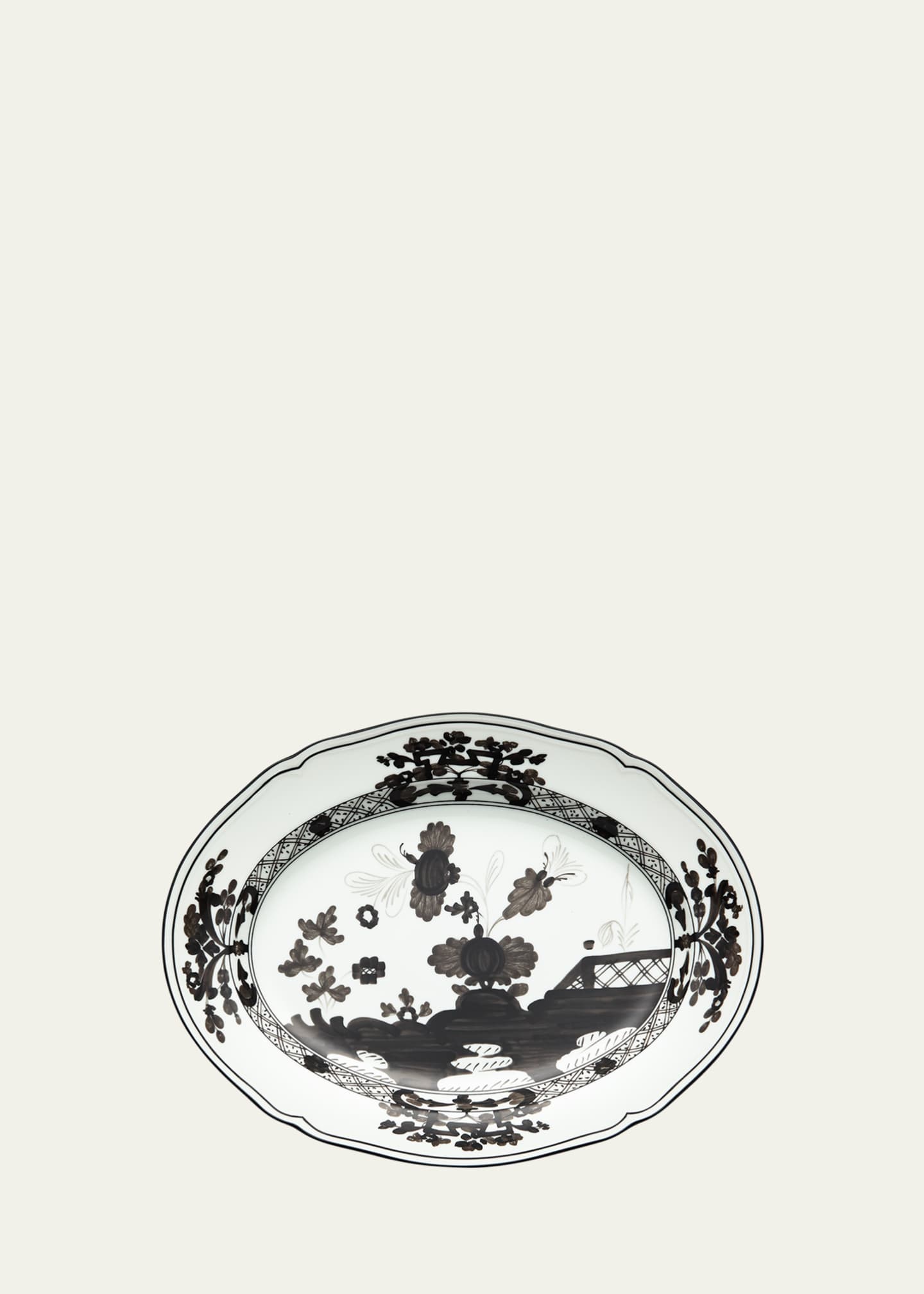 GINORI 1735 Oriente Italiano Oval Platter, Albus