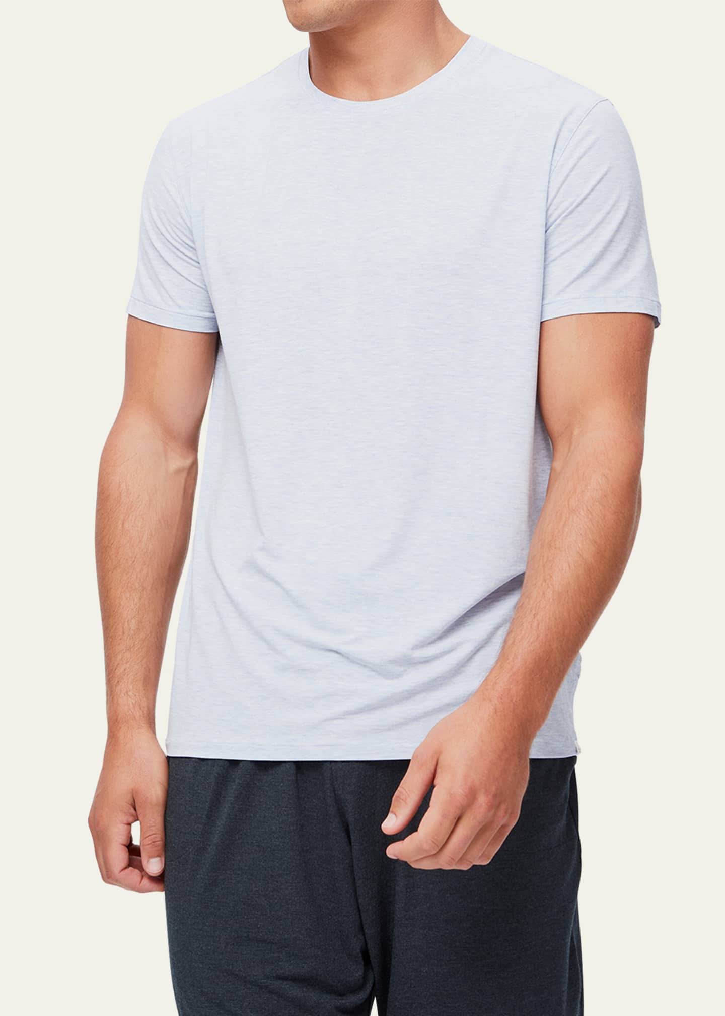 Derek Rose Men's Ethan Short-Sleeve Tee, Blue Image 2 of 3