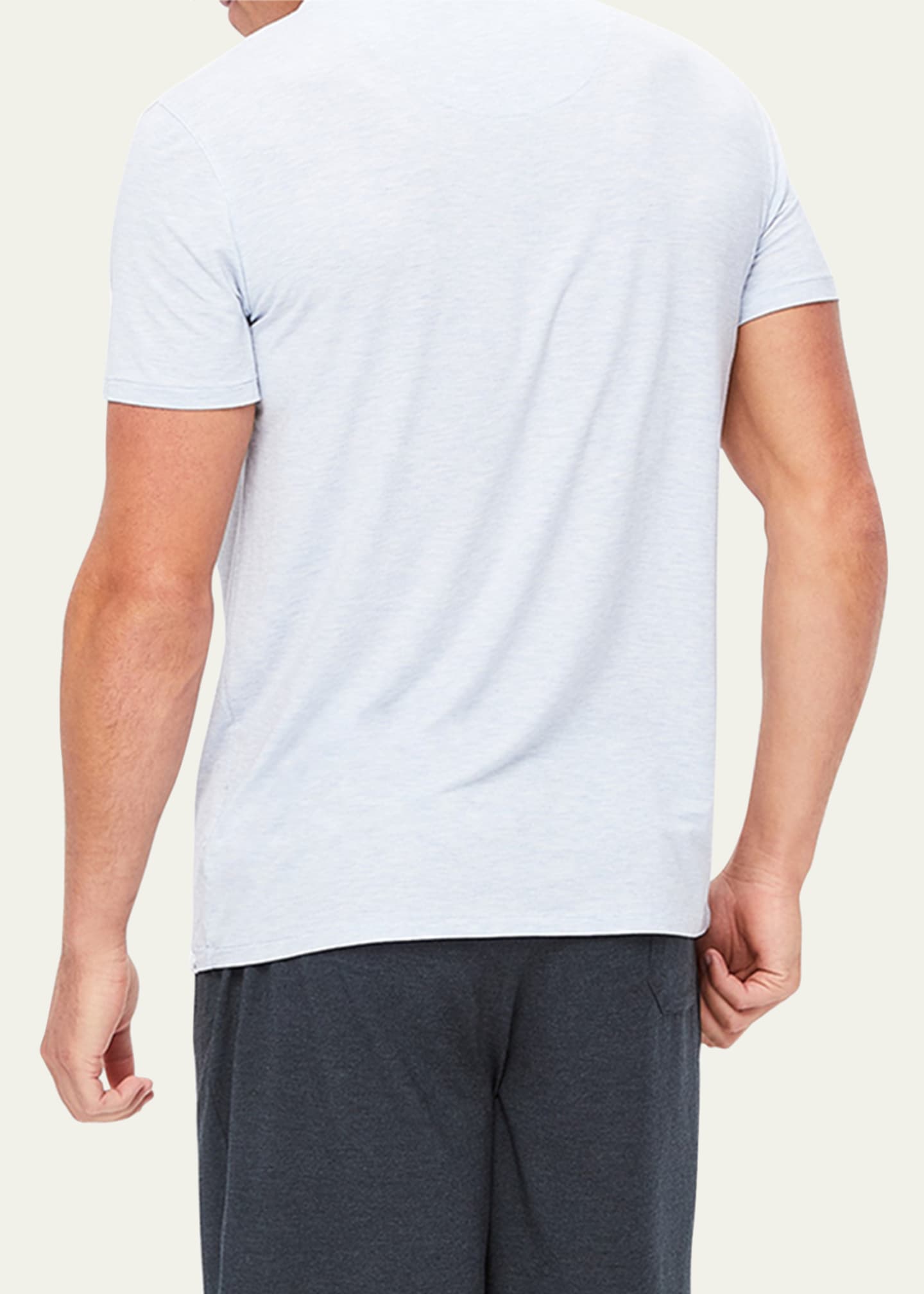 Derek Rose Men's Ethan Short-Sleeve Tee, Blue Image 3 of 3