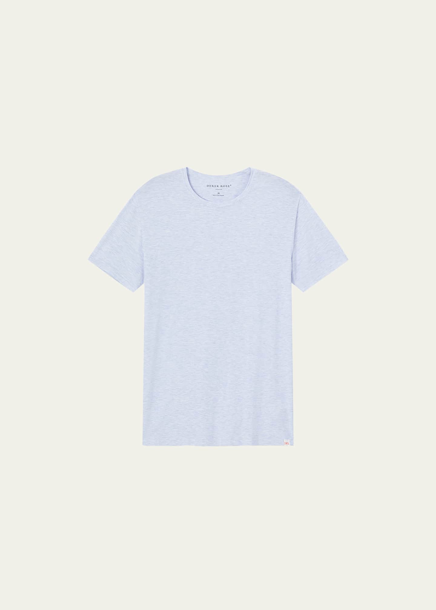 Derek Rose Men's Ethan Short-Sleeve Tee, Blue Image 1 of 3