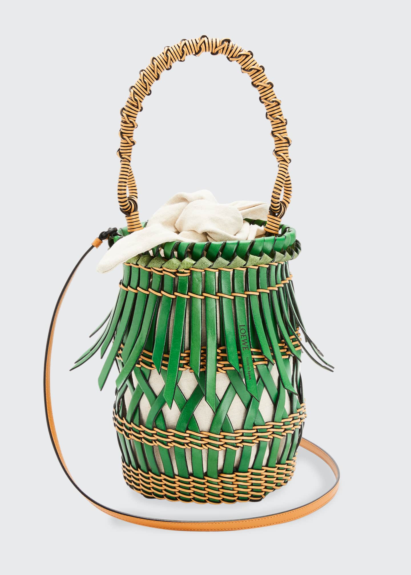 Loewe Cutout Fringe Basket Bucket Bag Bergdorf Goodman