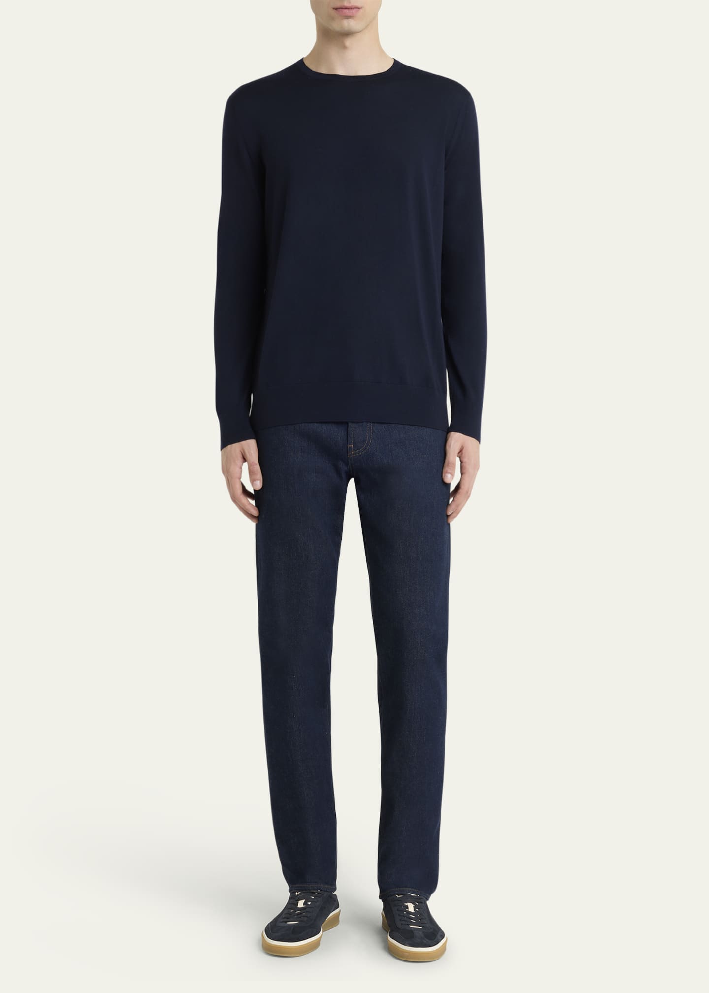 Men's Girocollo Wool Crewneck Sweater