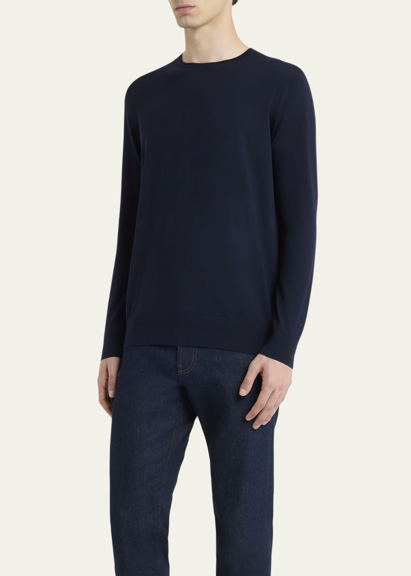 Men's Girocollo Wool Crewneck Sweater