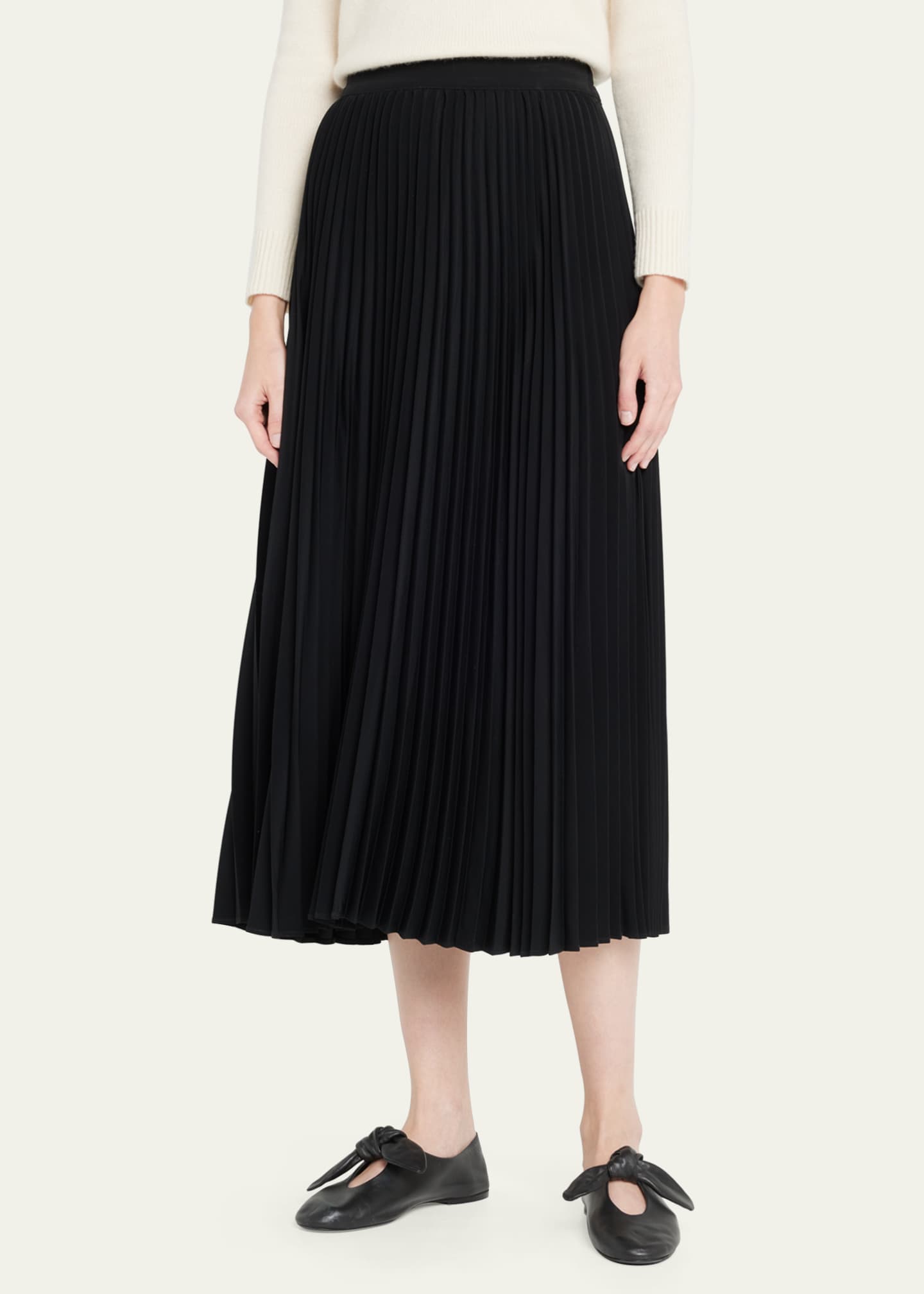 Co Pleated Midi Skirt - Bergdorf Goodman