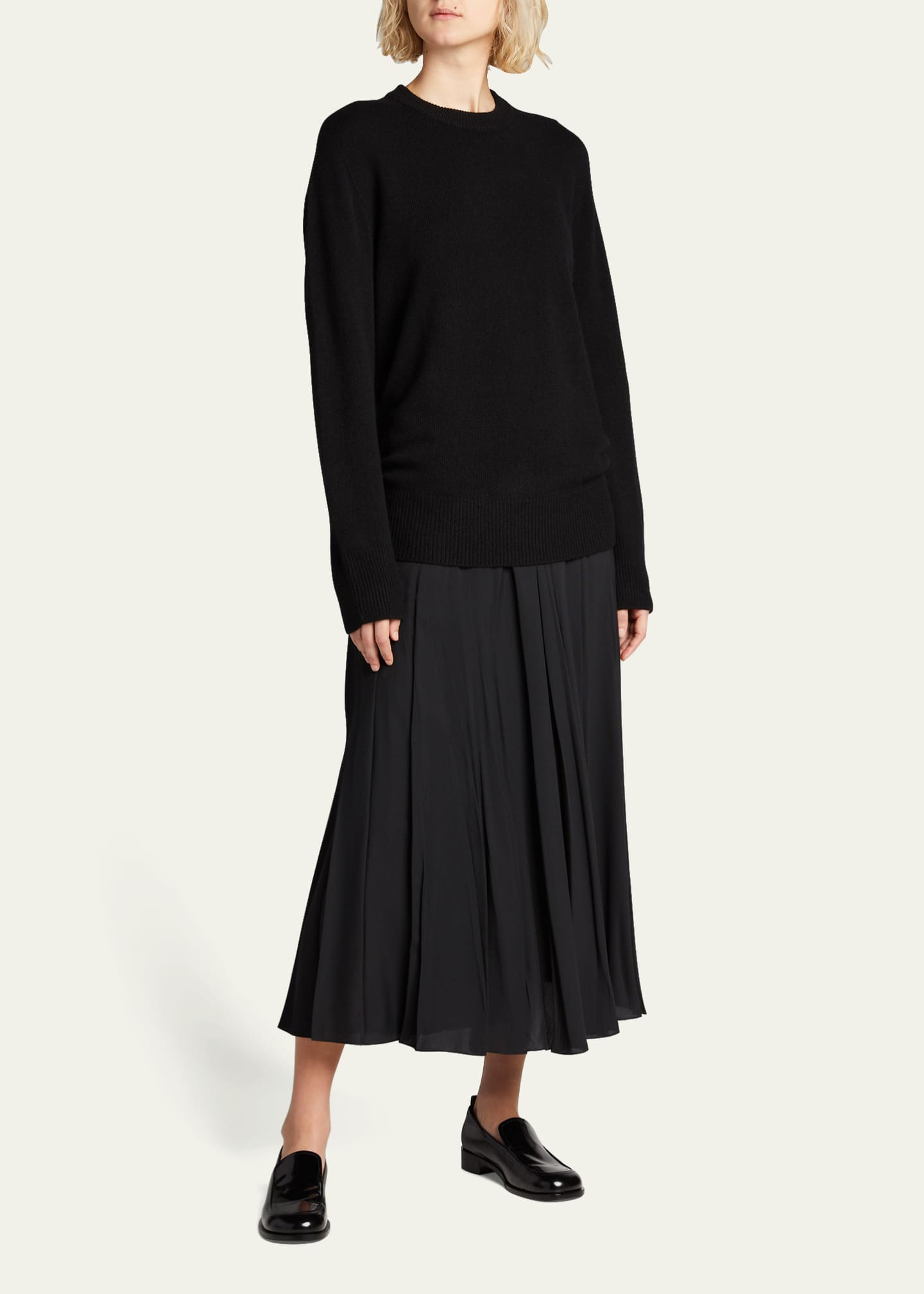 THE ROW Sibem Wool-Cashmere Sweater Image 2 of 5