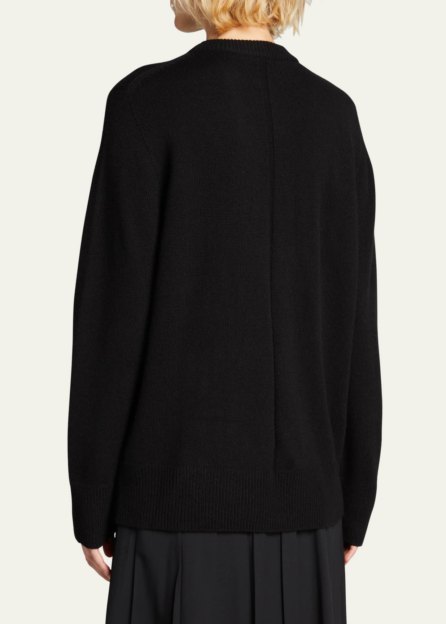 THE ROW Sibem Wool-Cashmere Sweater Image 3 of 5