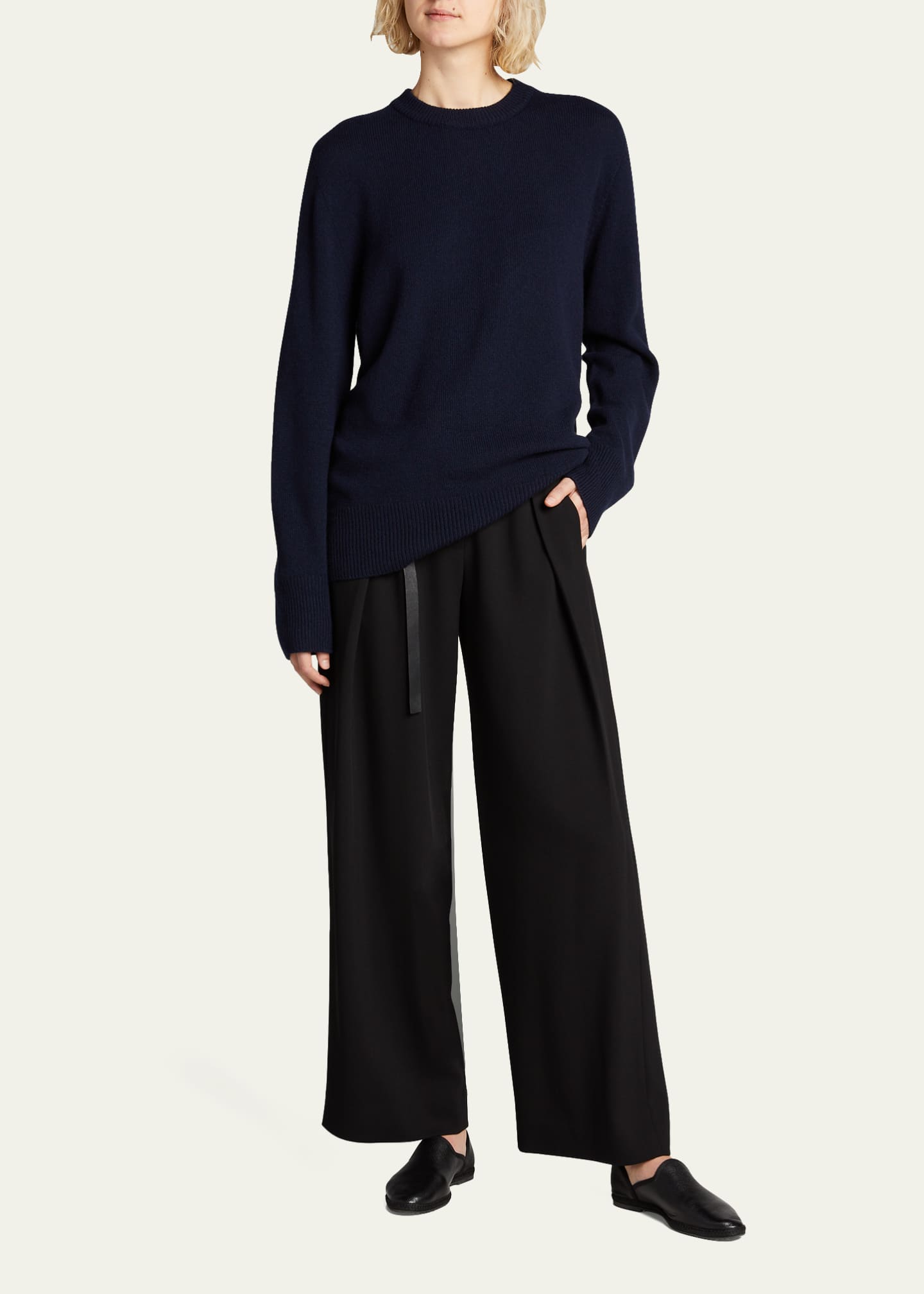 THE ROW Sibem Wool-Cashmere Sweater