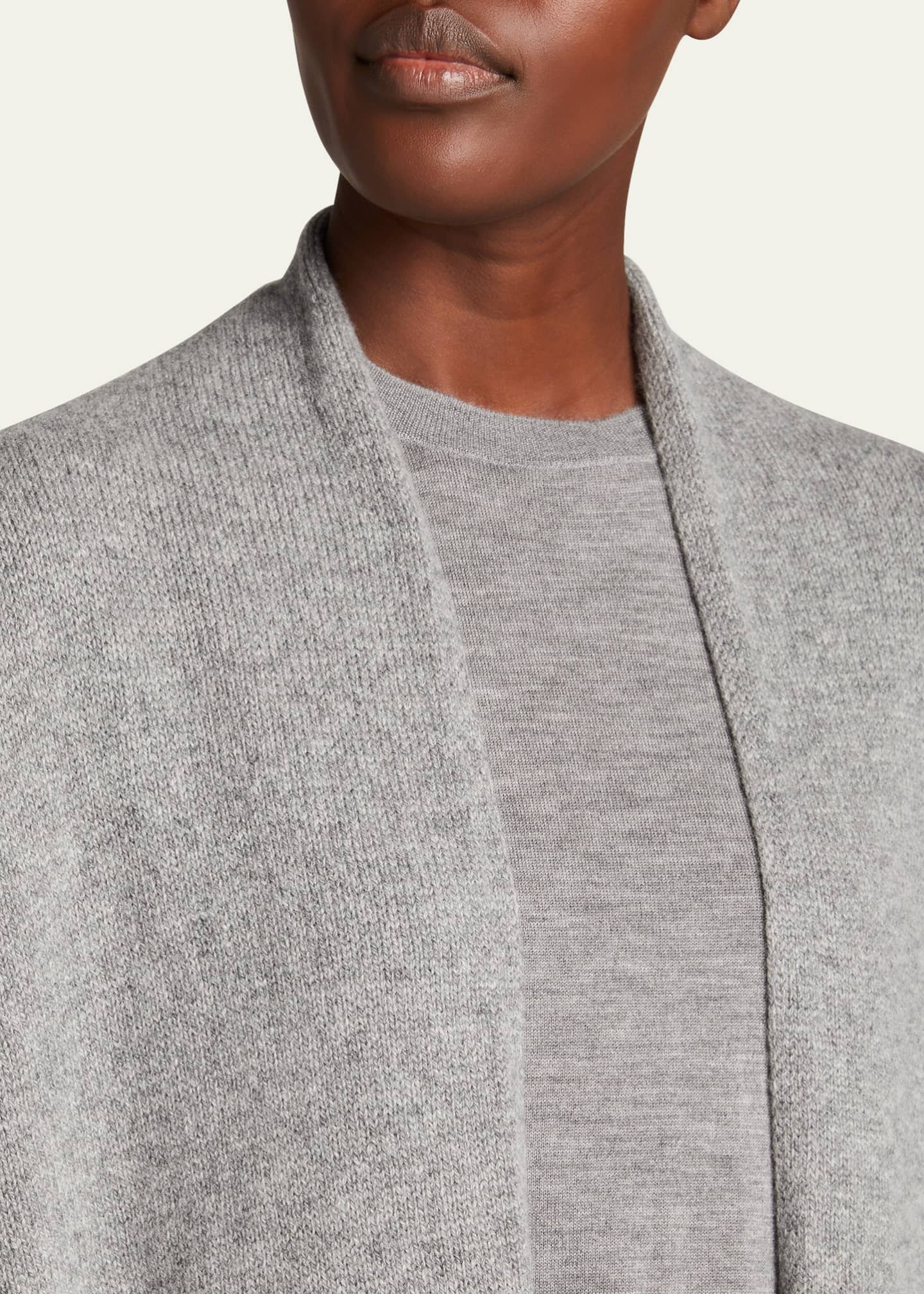 THE ROW Fulham Open-Front Cashmere Cardigan Image 5 of 5
