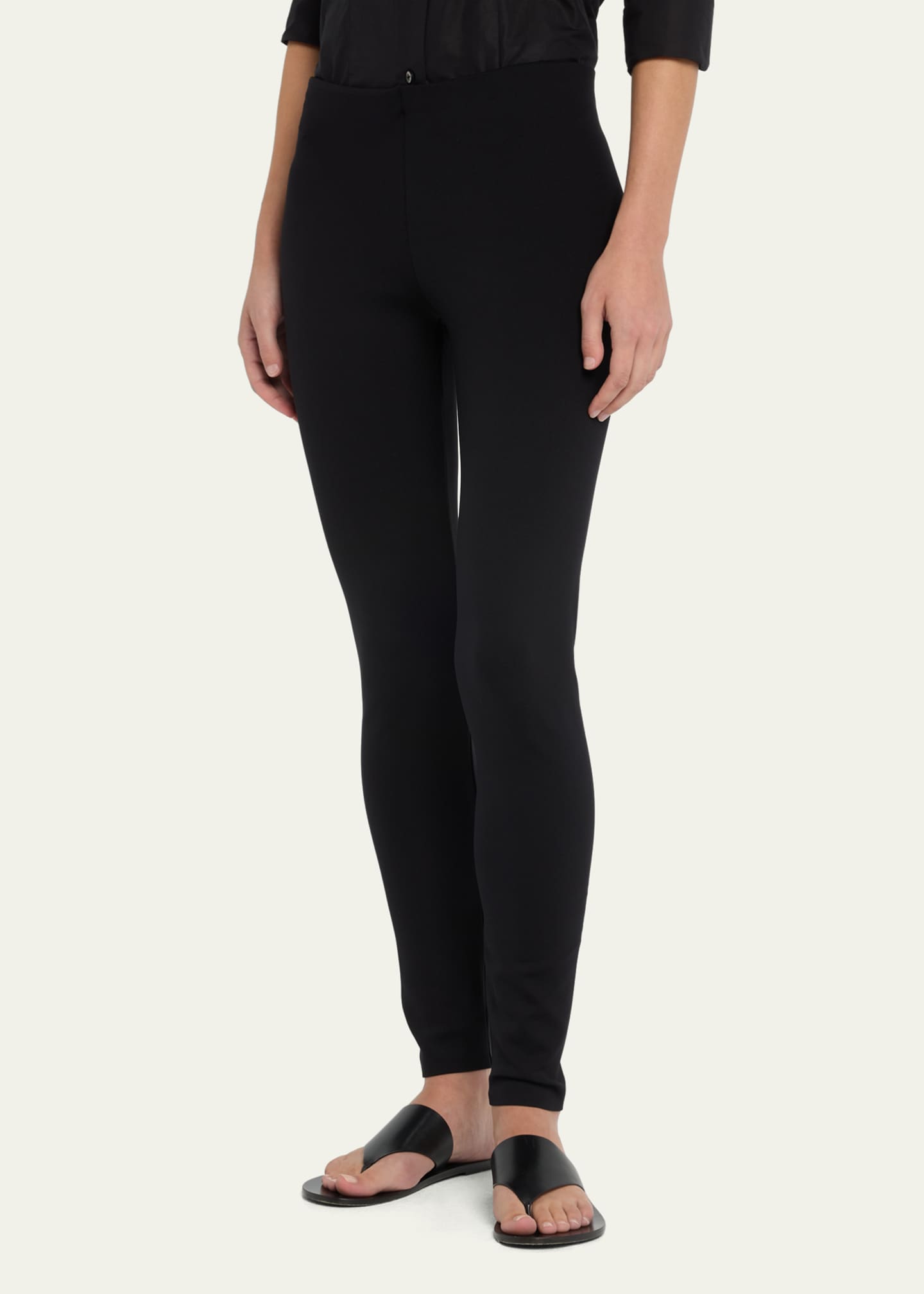 THE ROW Woolworth Mid-Rise Ankle Leggings