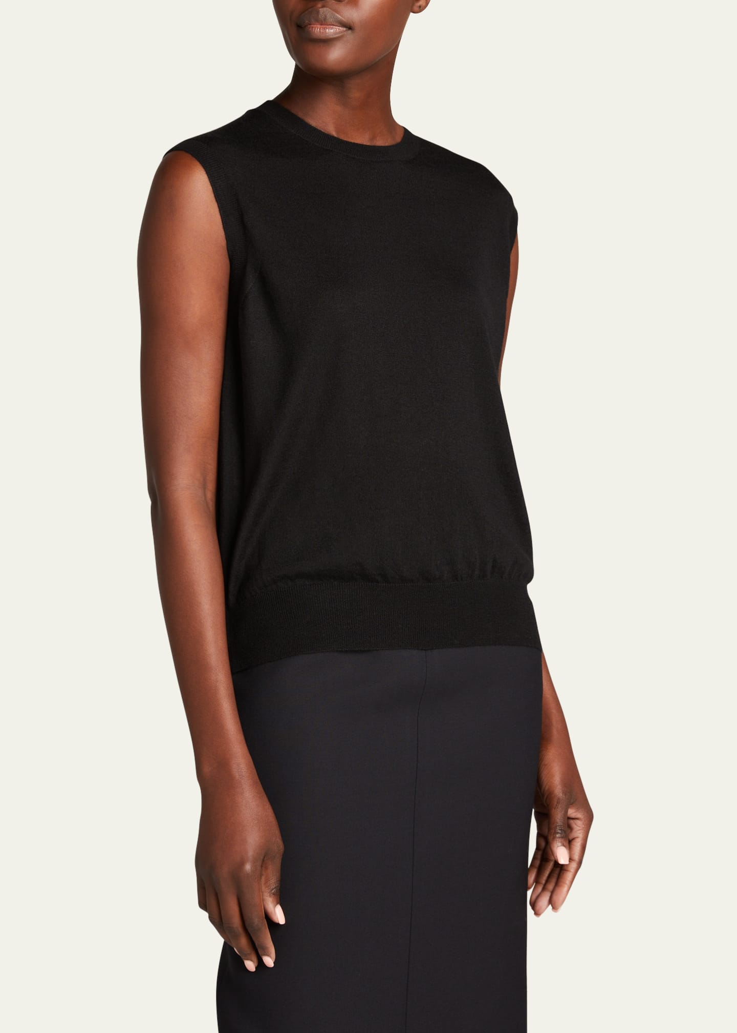 THE ROW Balham Cashmere Top - Bergdorf Goodman