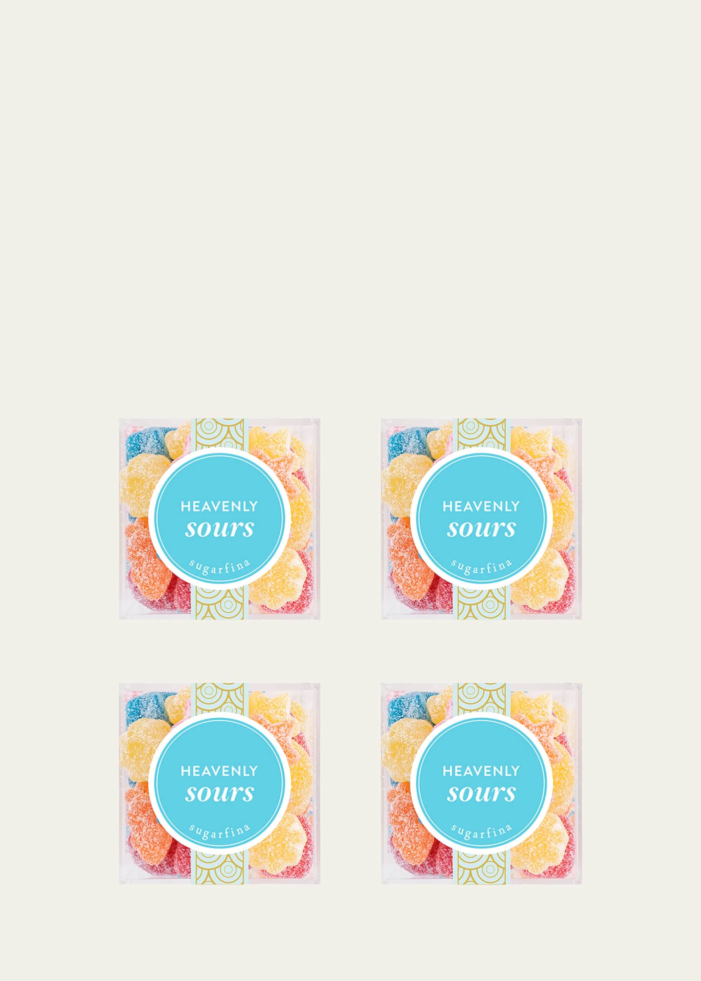 Sugarfina Heavenly Sours Small Cube 4-Piece Kit Image 1 of 3