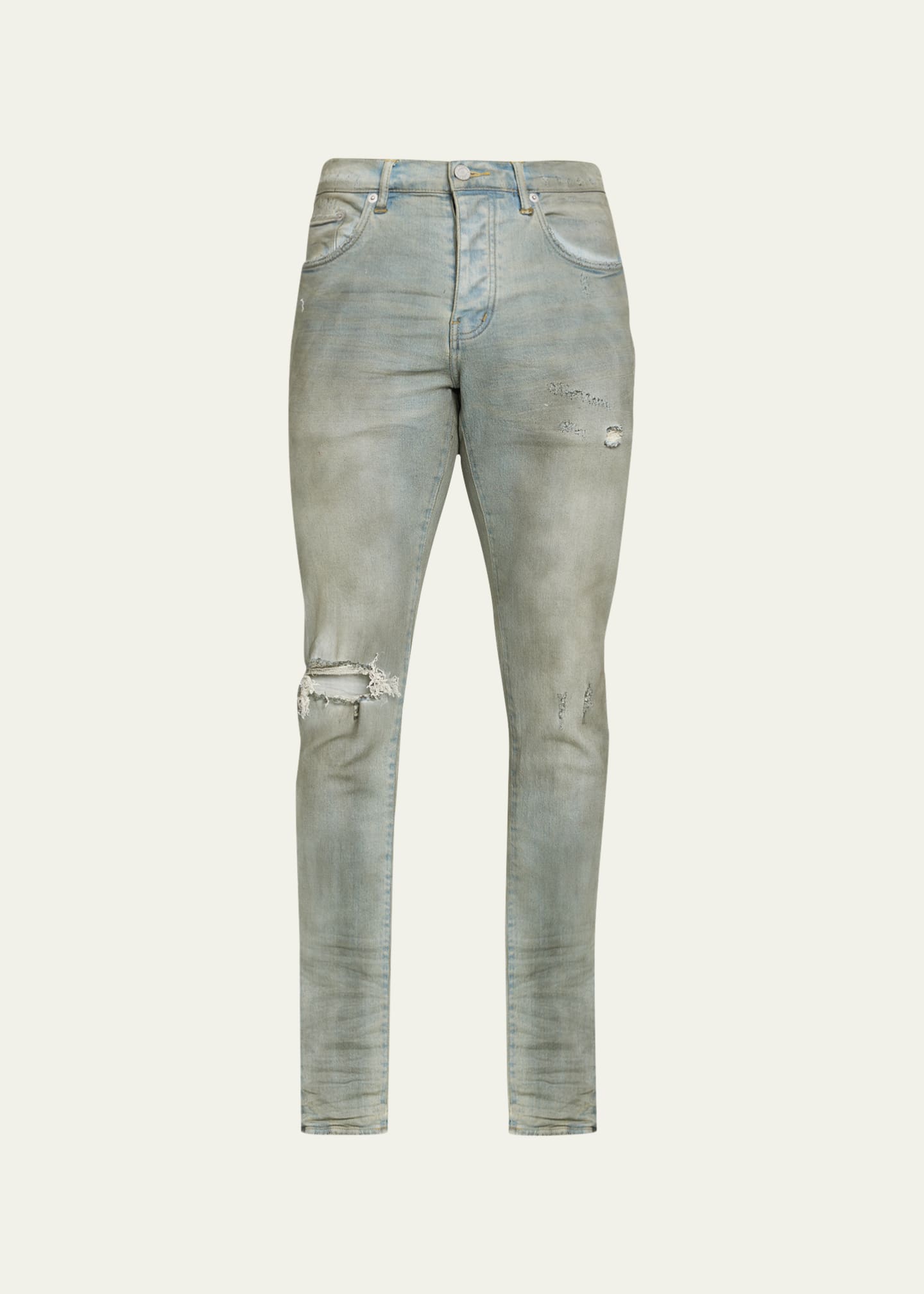Purple skinny jeans men clearance