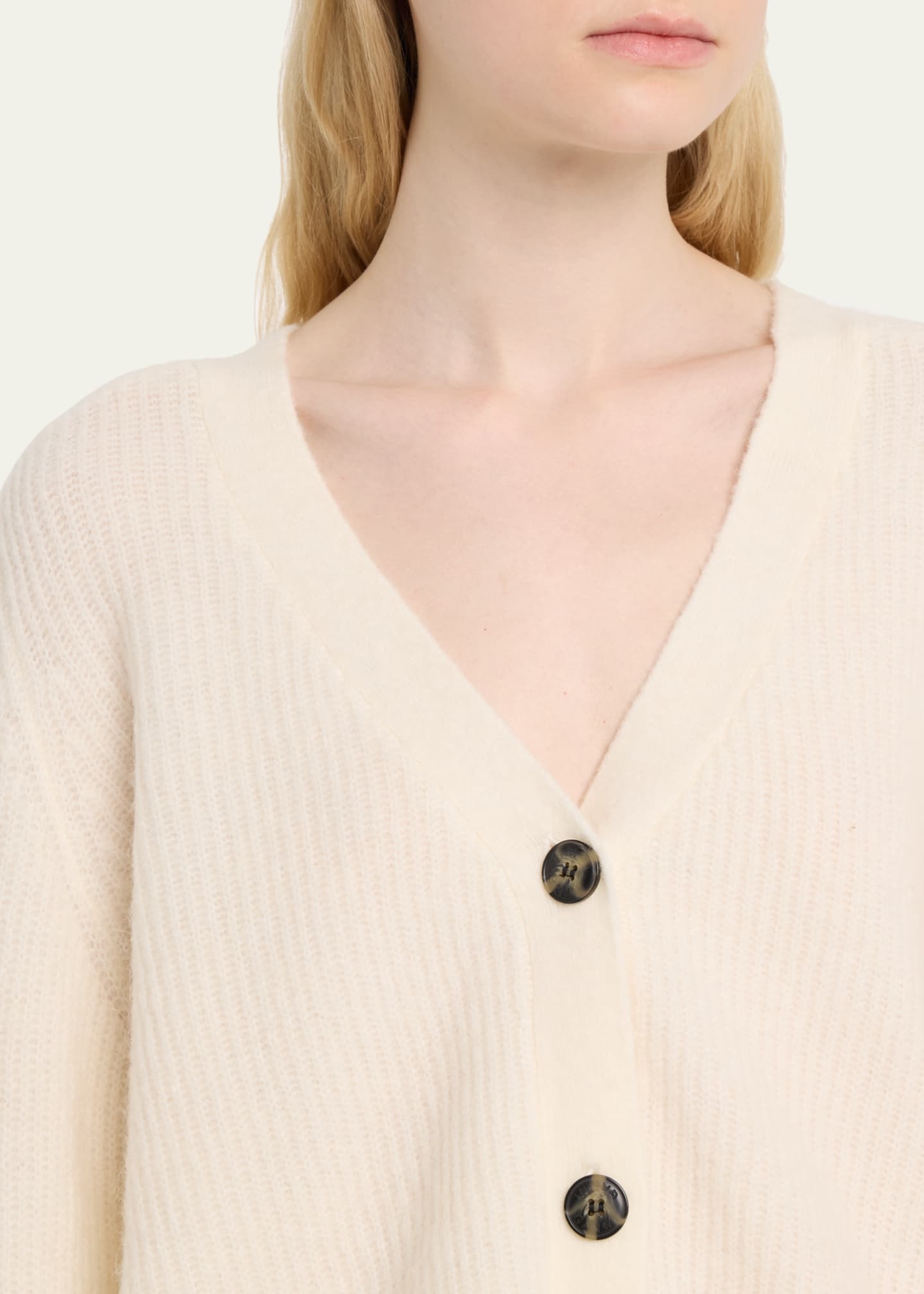 Ganni soft deals wool knit cardigan