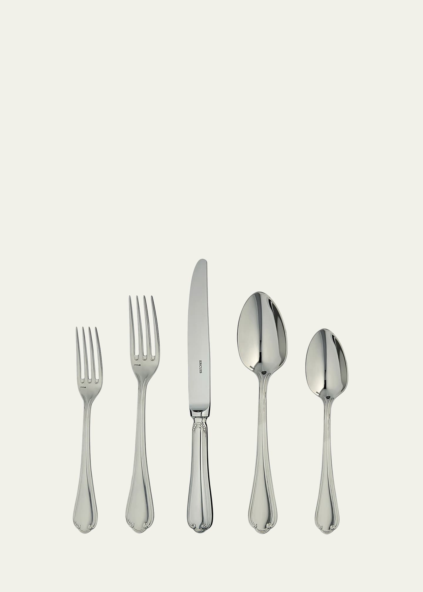 Ercuis Sully Silver Plated 5Piece Flatware Place Setting Bergdorf