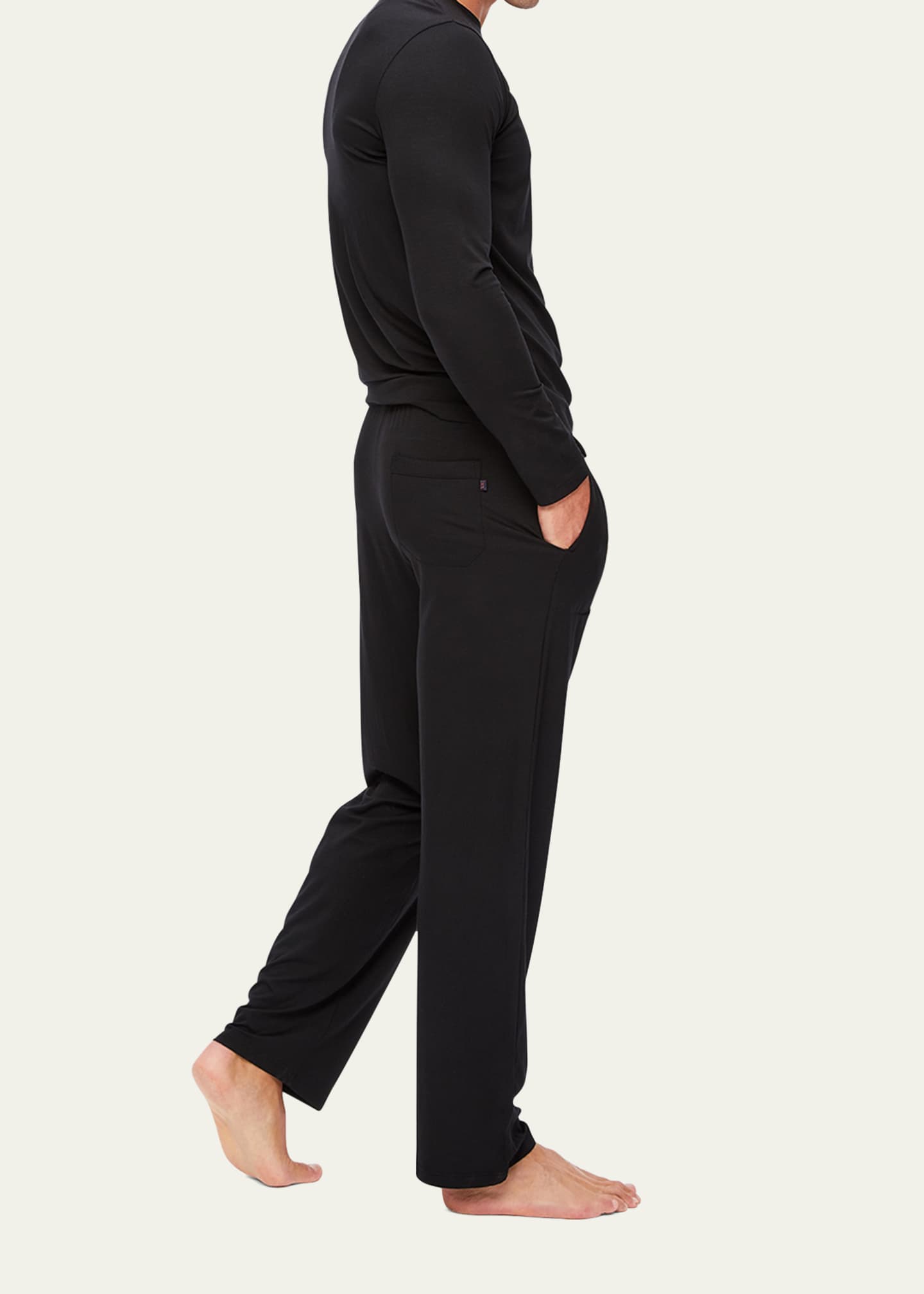 Derek Rose Basel 1 Jersey Lounge Pants Image 4 of 4