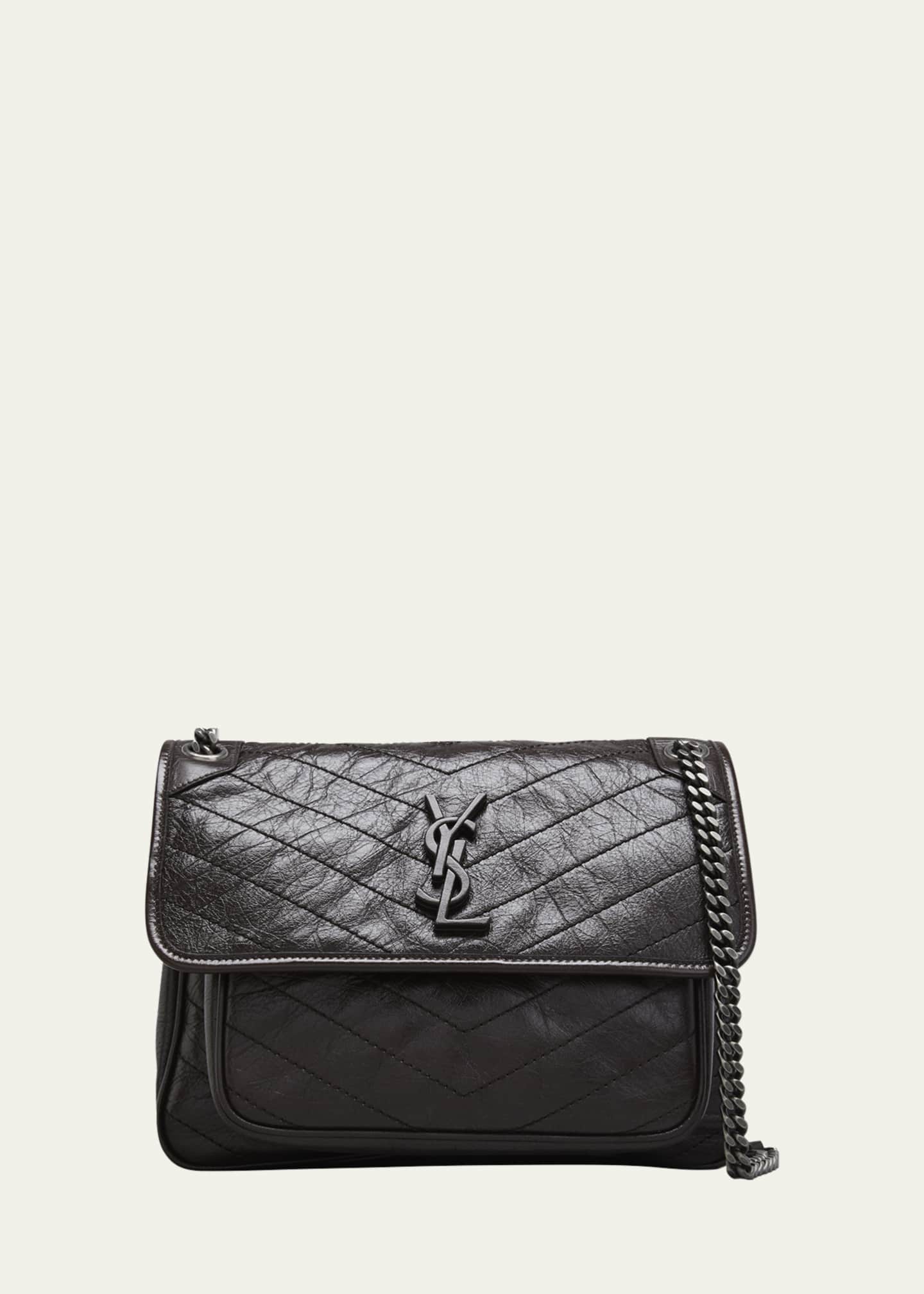 Niki medium ysl monogram flap shoulder bag clearance