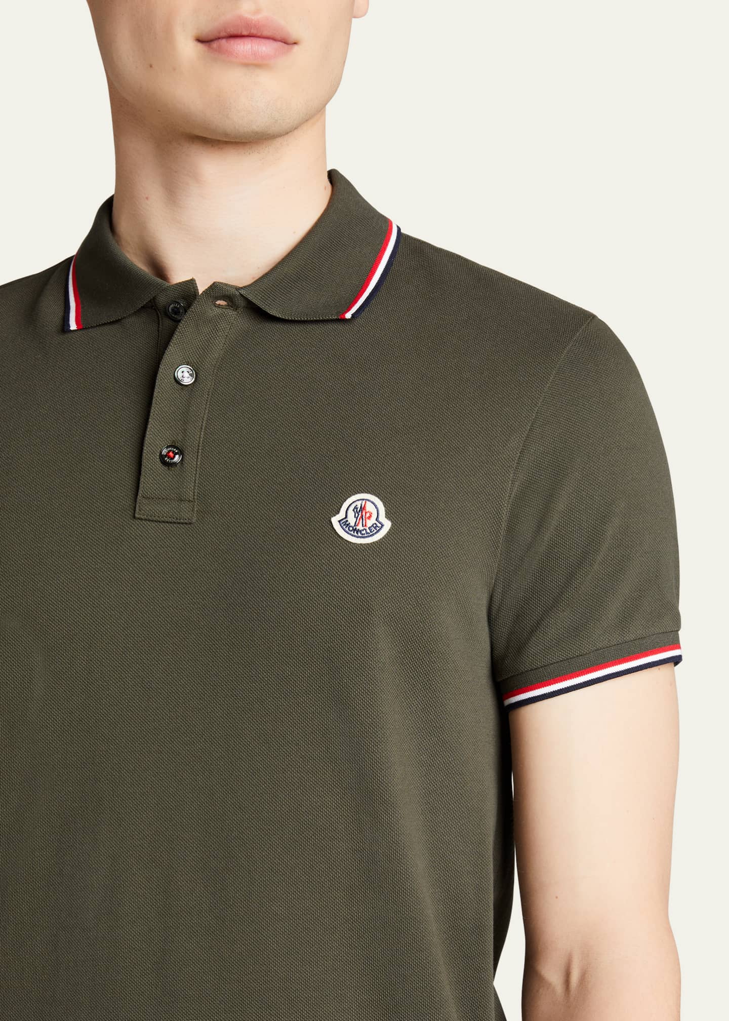 Tipped cotton piqué polo 2024 shirt