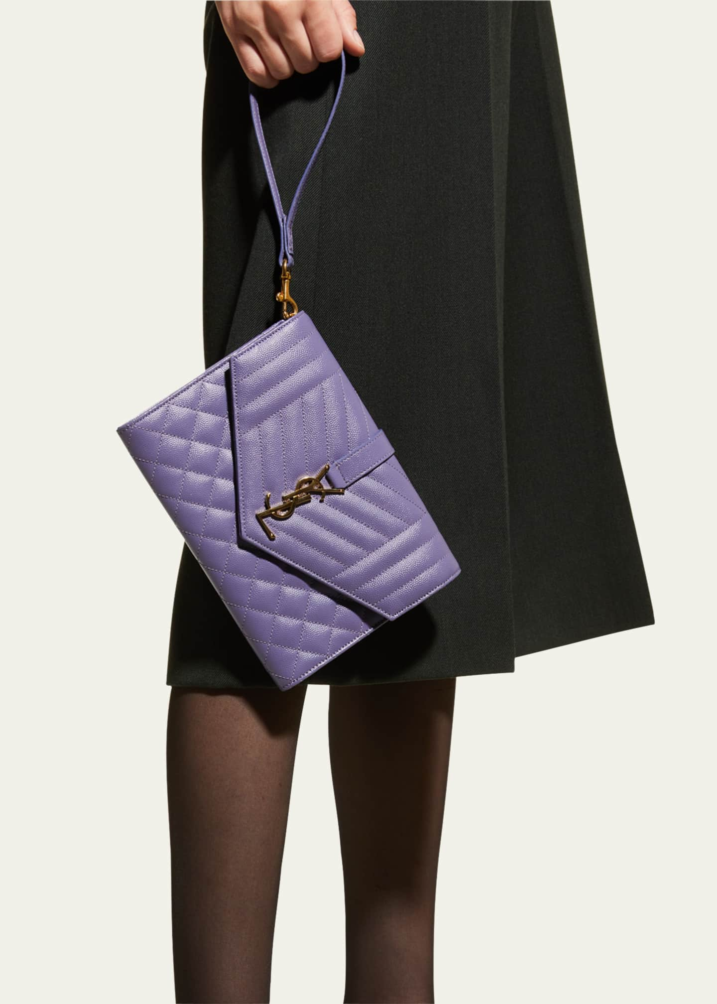 Found this purple Saint Laurent pouch : r/handbags