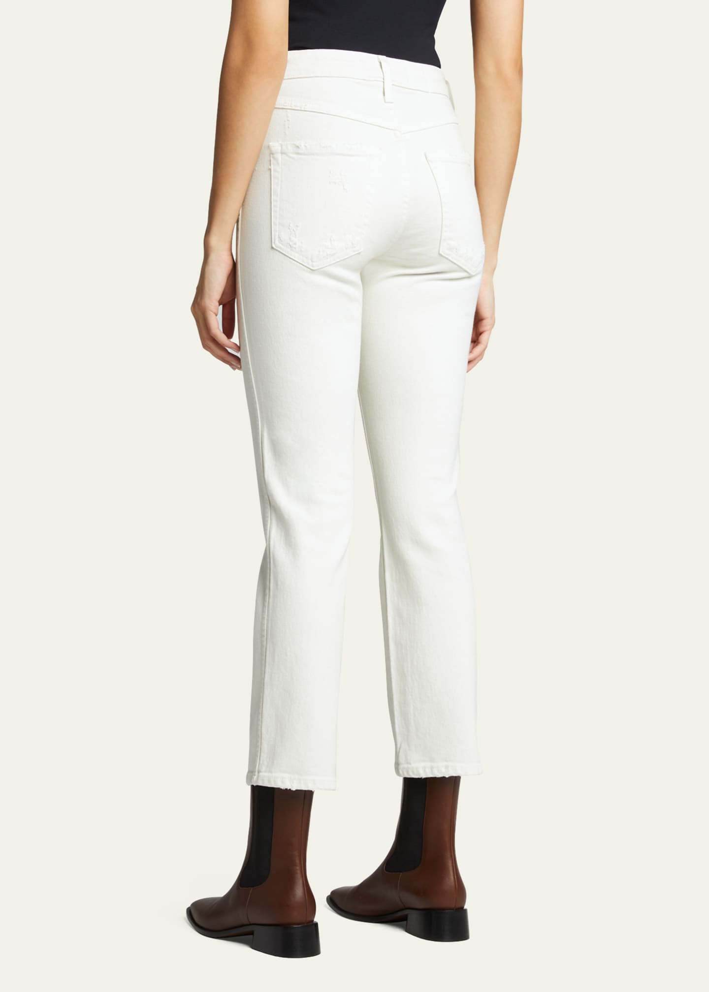 AMO Denim Bella Flare Jeans w/ Released Hem Image 3 of 5