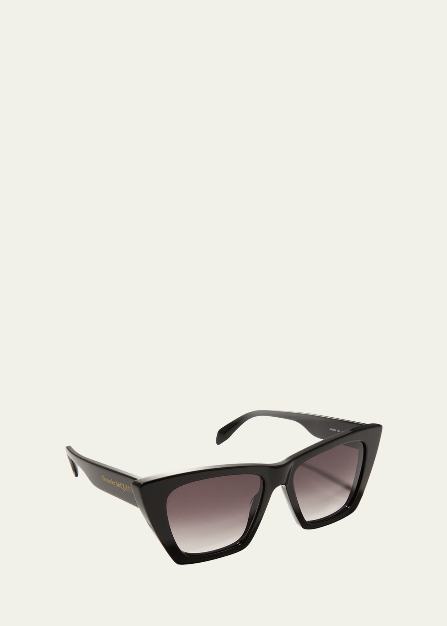 Alexander McQueen Dramatic Acetate Cat-Eye Sunglasses - Bergdorf Goodman