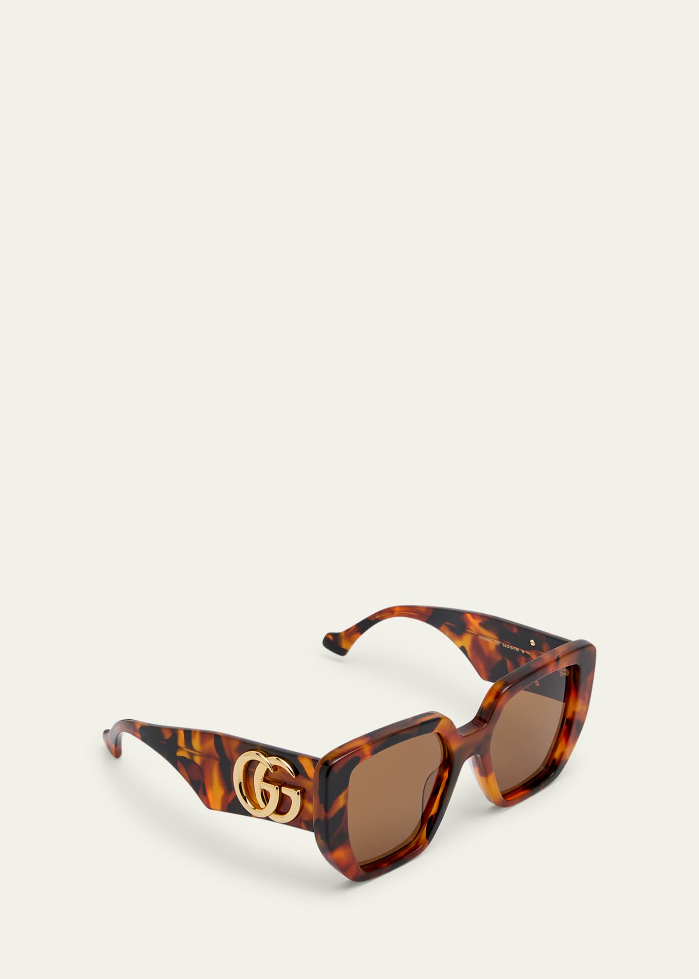 Gucci Oversized Square Acetate Sunglasses Image 3 of 5